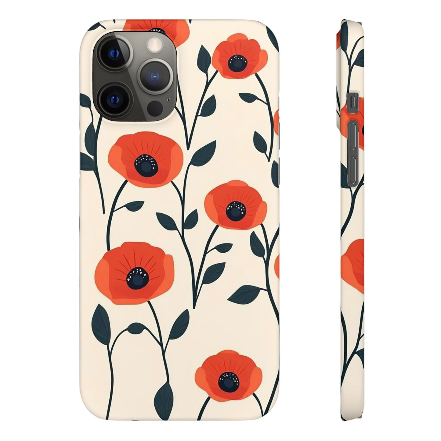 Poppy Fields Phone Snap Case