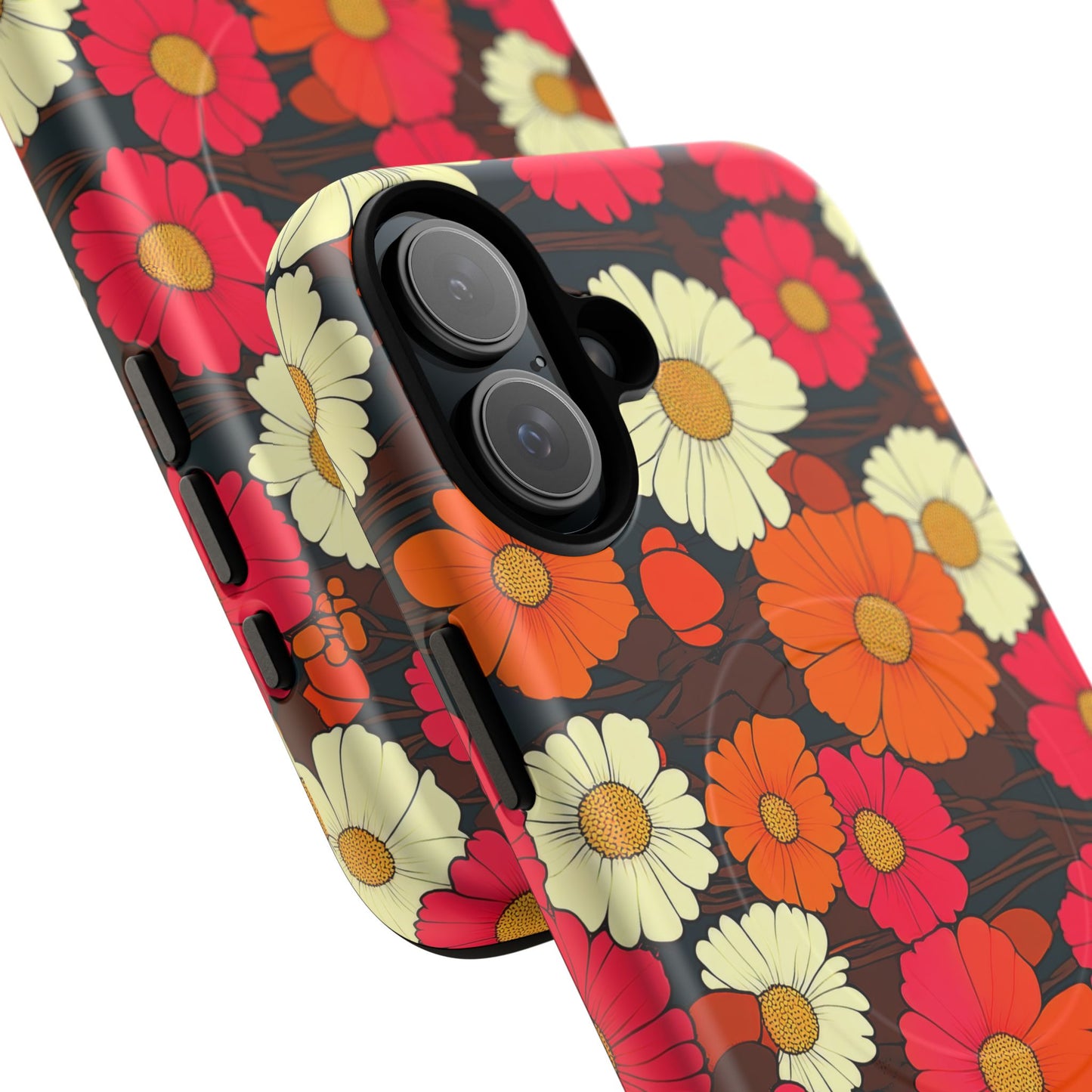 Flower Power Vintage Phone Tough Magnetic Case