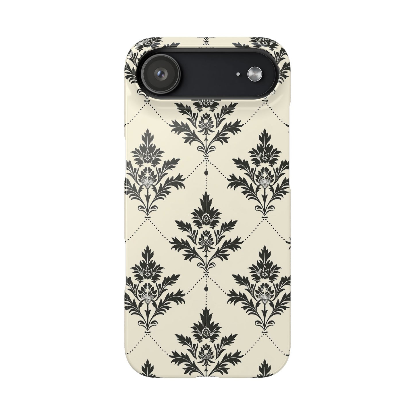 Midnight Damask Snap Case