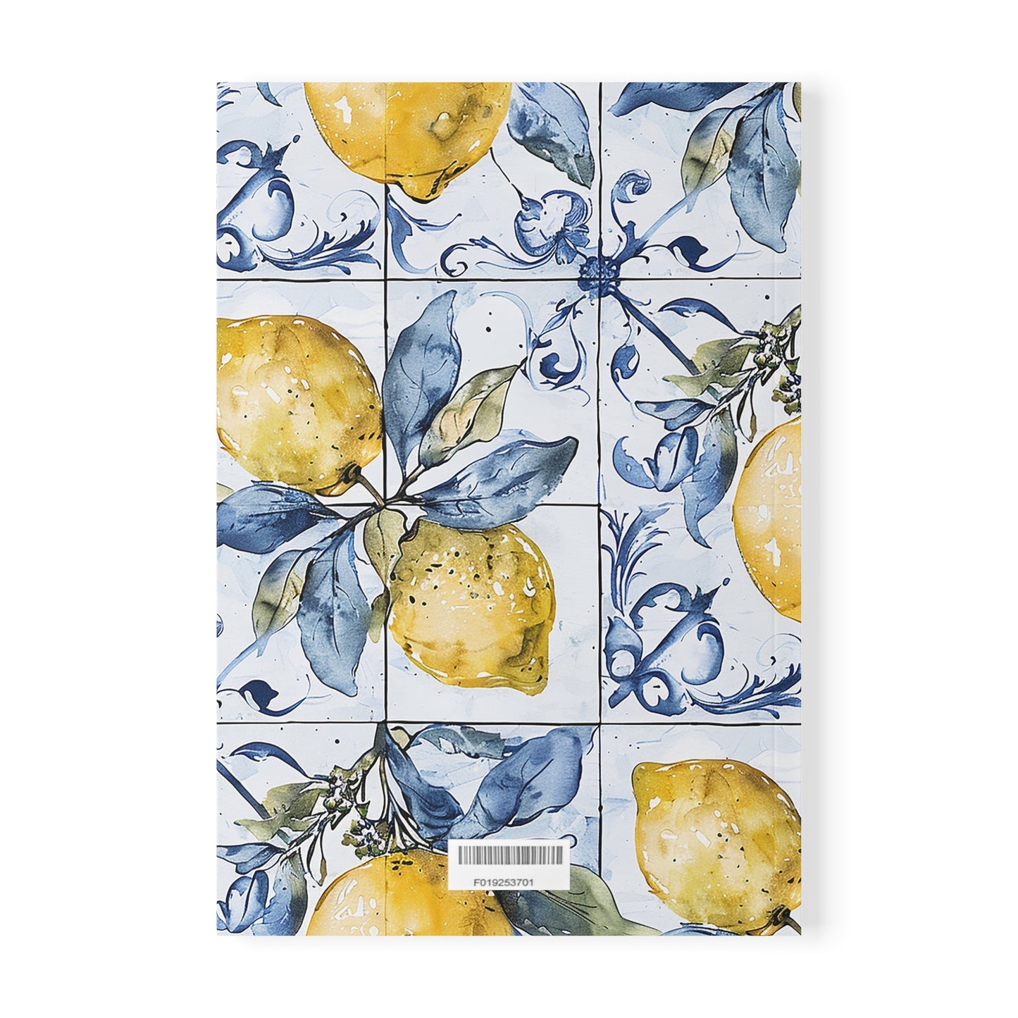 Mosaic Grove Lemon Floral Softcover Notebook A5