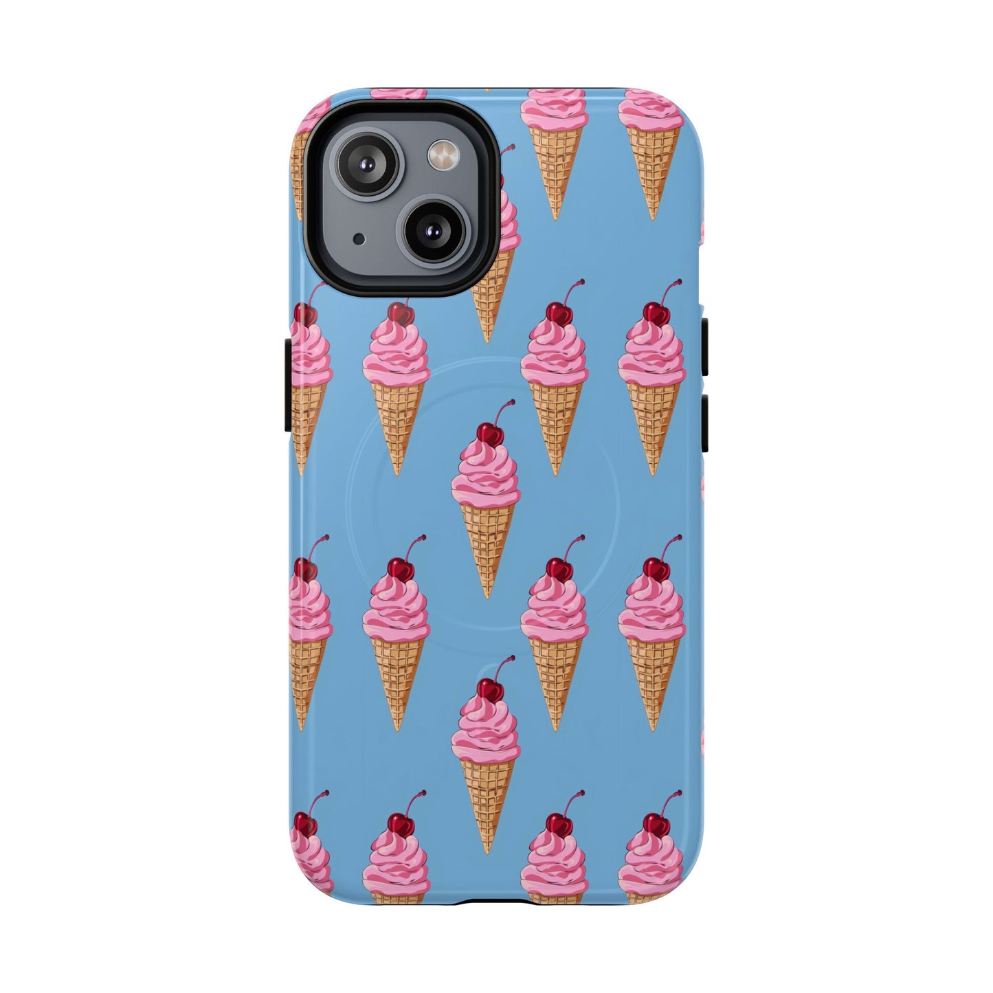 Cherry Swirl Tough Magnetic Phone Case