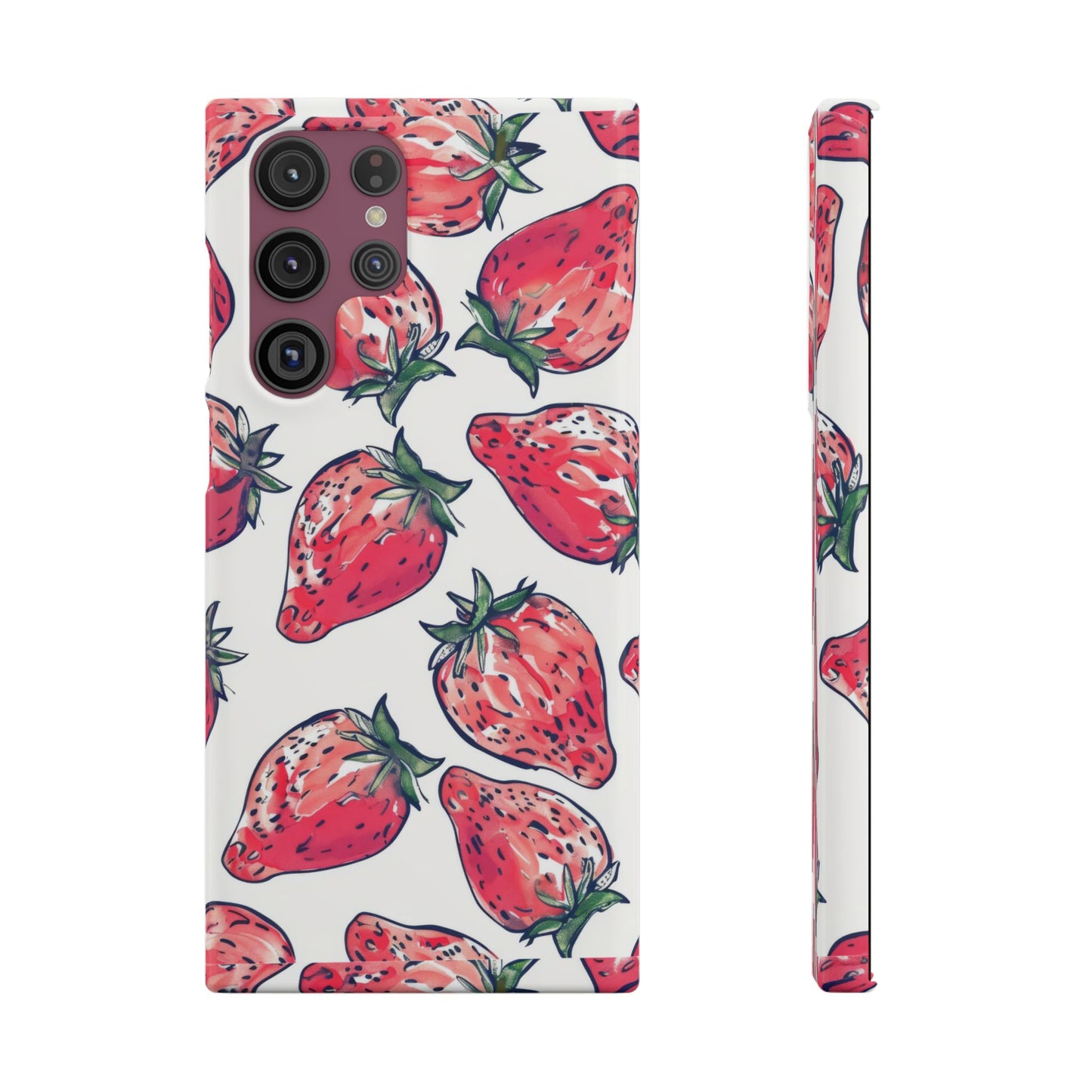 Creamy Berry Phone Snap Case