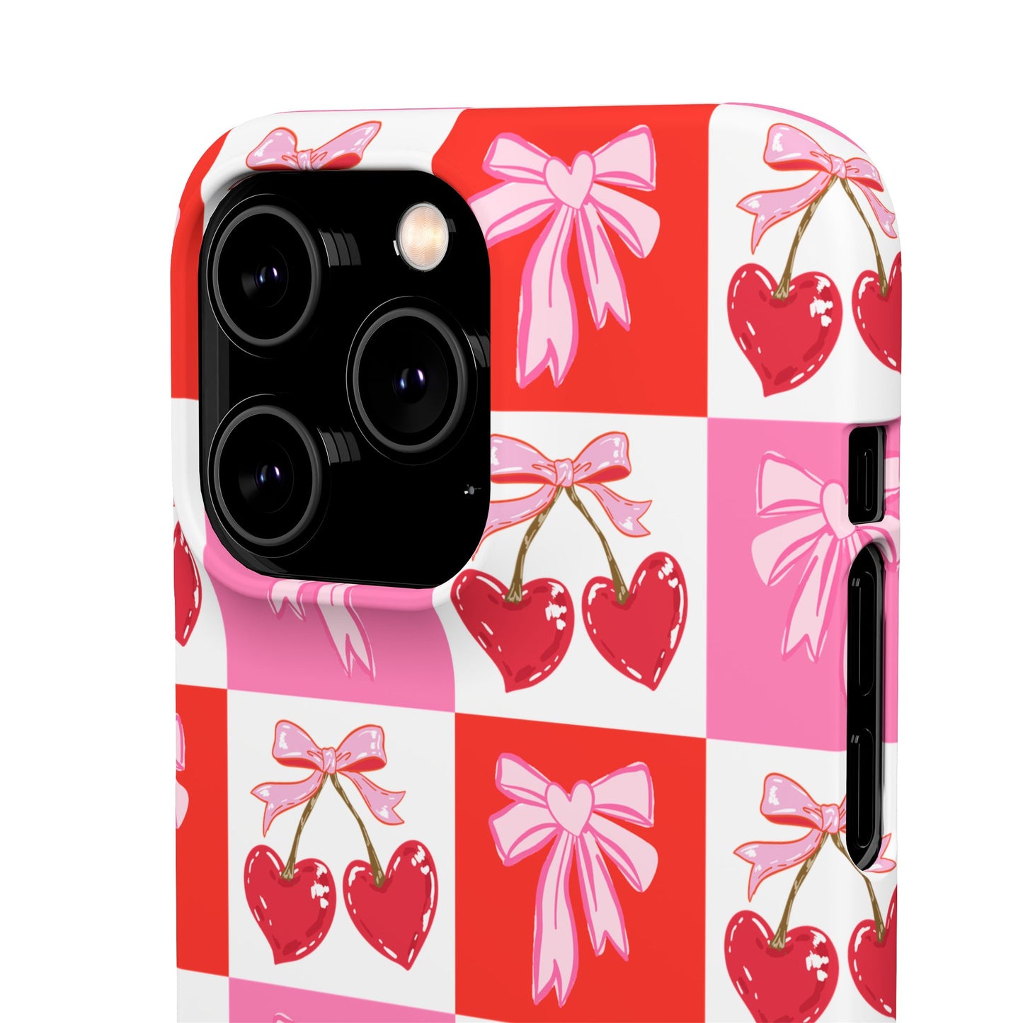 Sweet Pink Coquette Snap Case