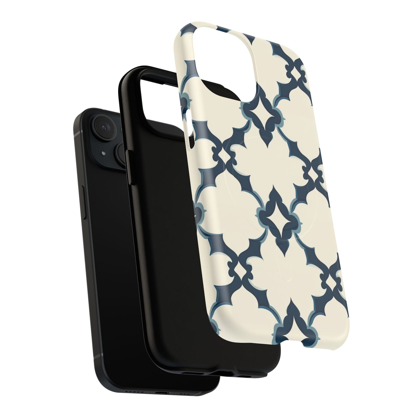 Midnight Quatrefoil Tough Magnetic Case