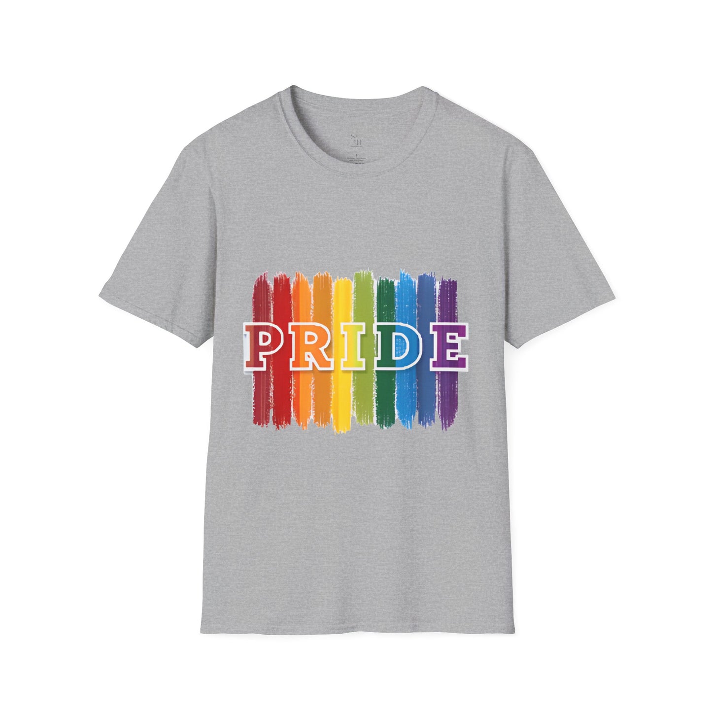 Pride Rainbow Stripes & Fingerprint T-Shirt