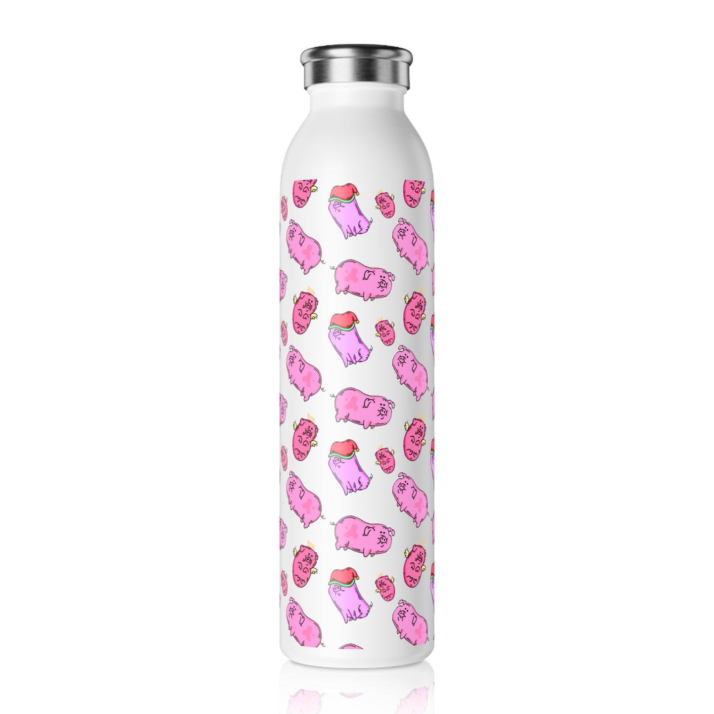 When Pigs Fly Slim Water Bottle