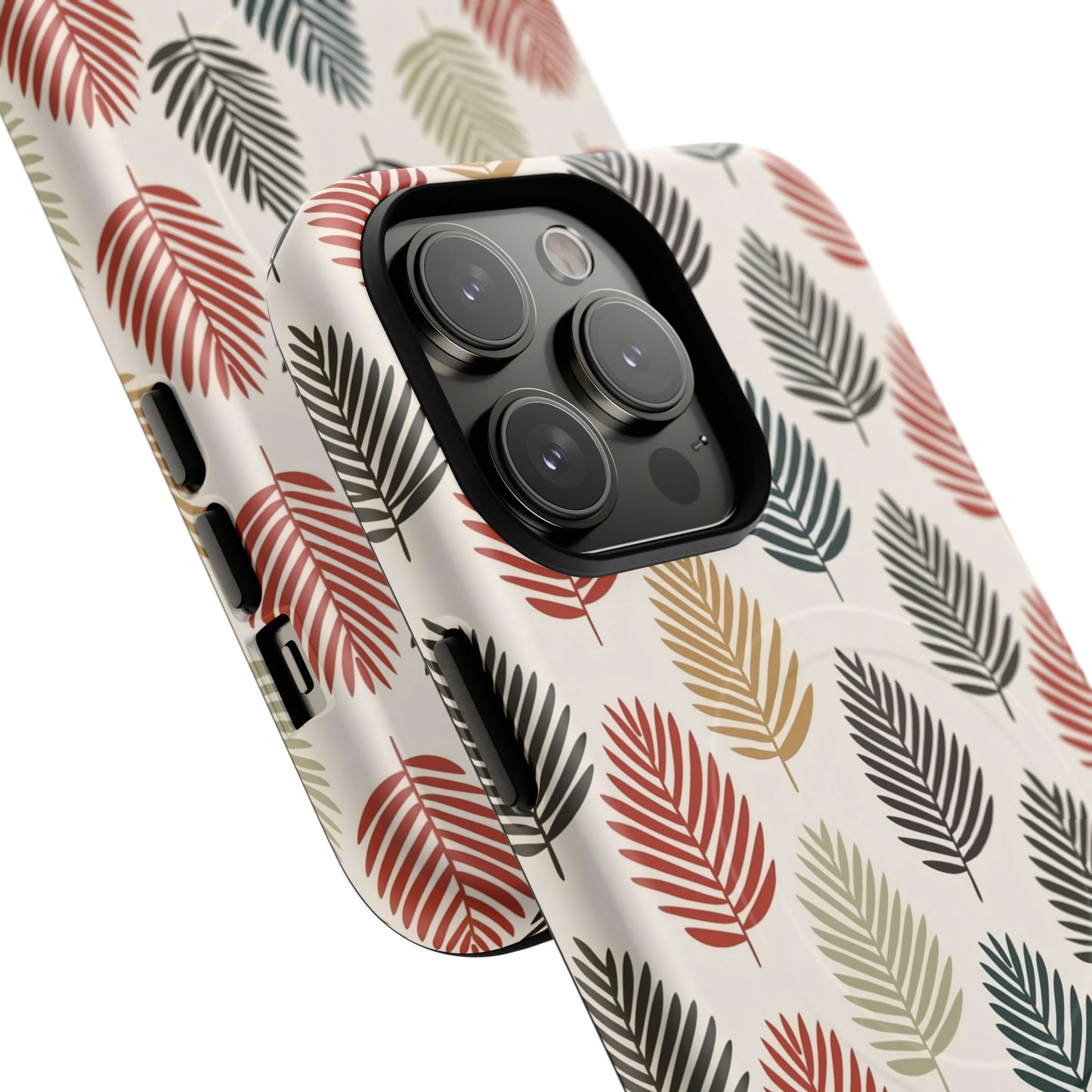 Robuste magnetische Handyhülle mit Herbstlaub-Motiv