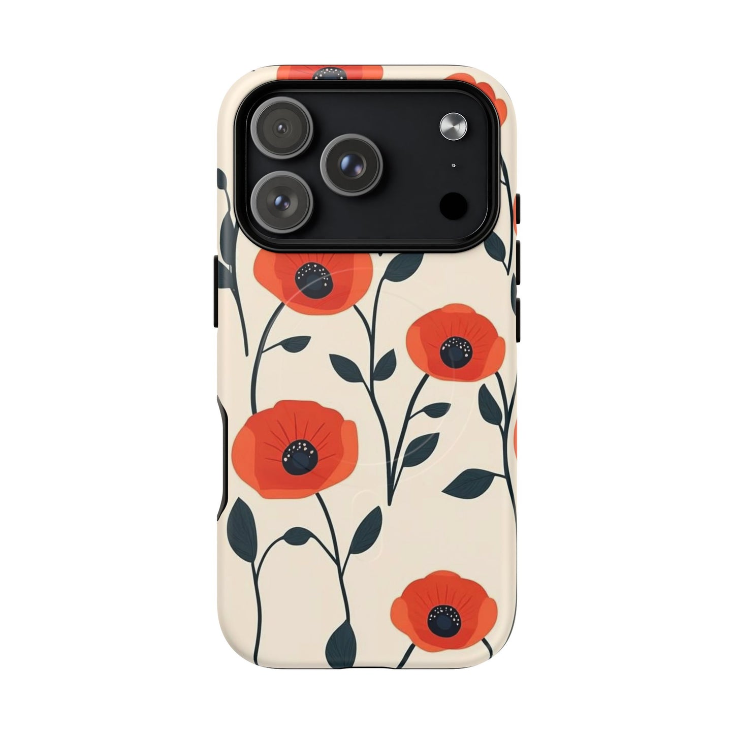 Poppy Fields Tough Magnetic Phone Case