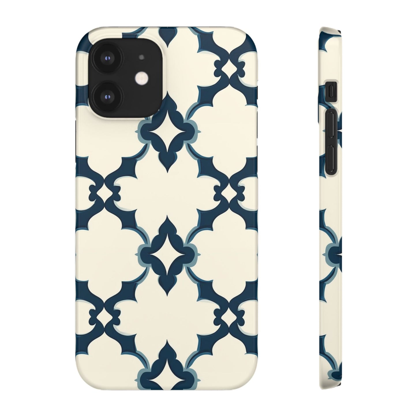 Midnight Quatrefoil Snap Case