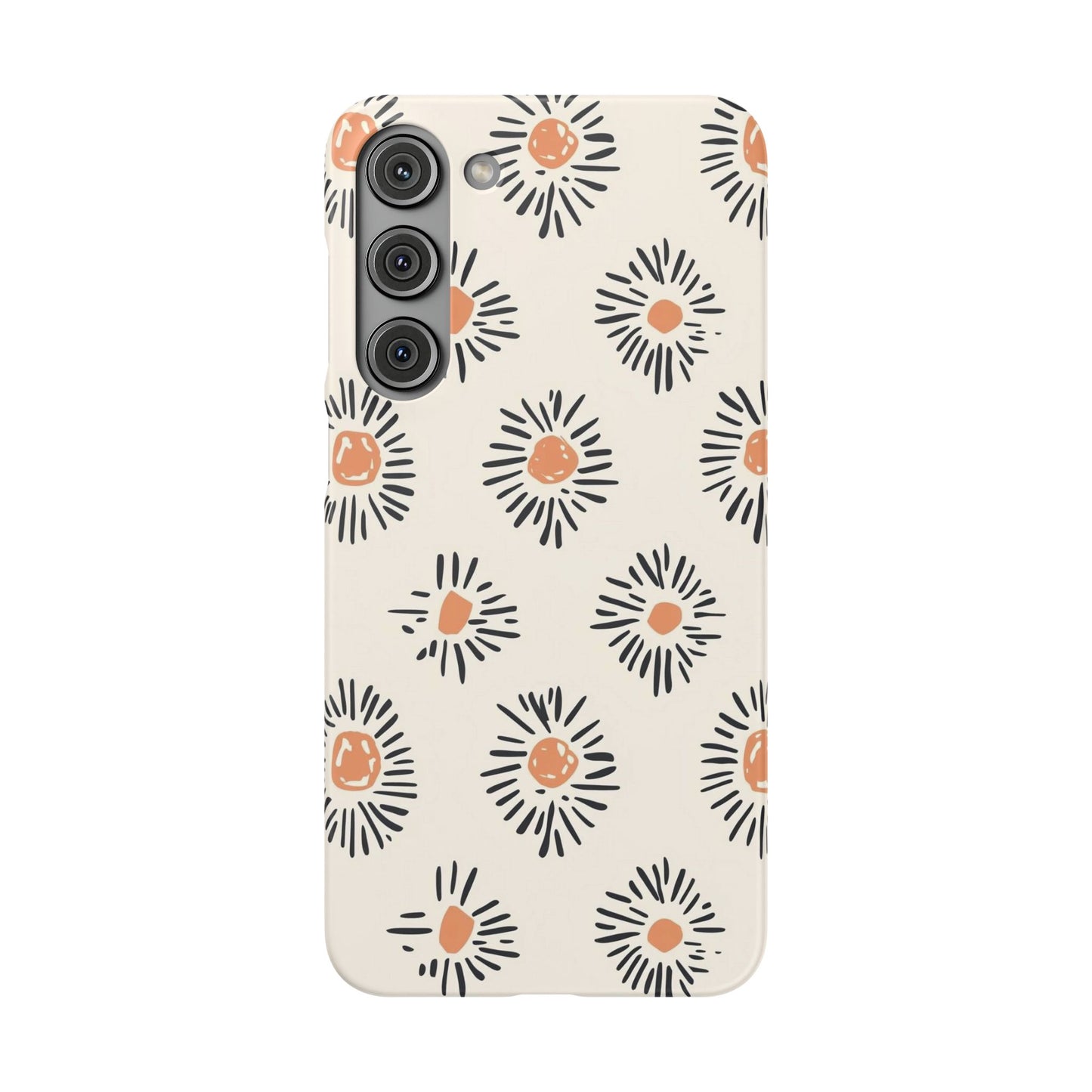 Sunburst Diary Floral Snap Case