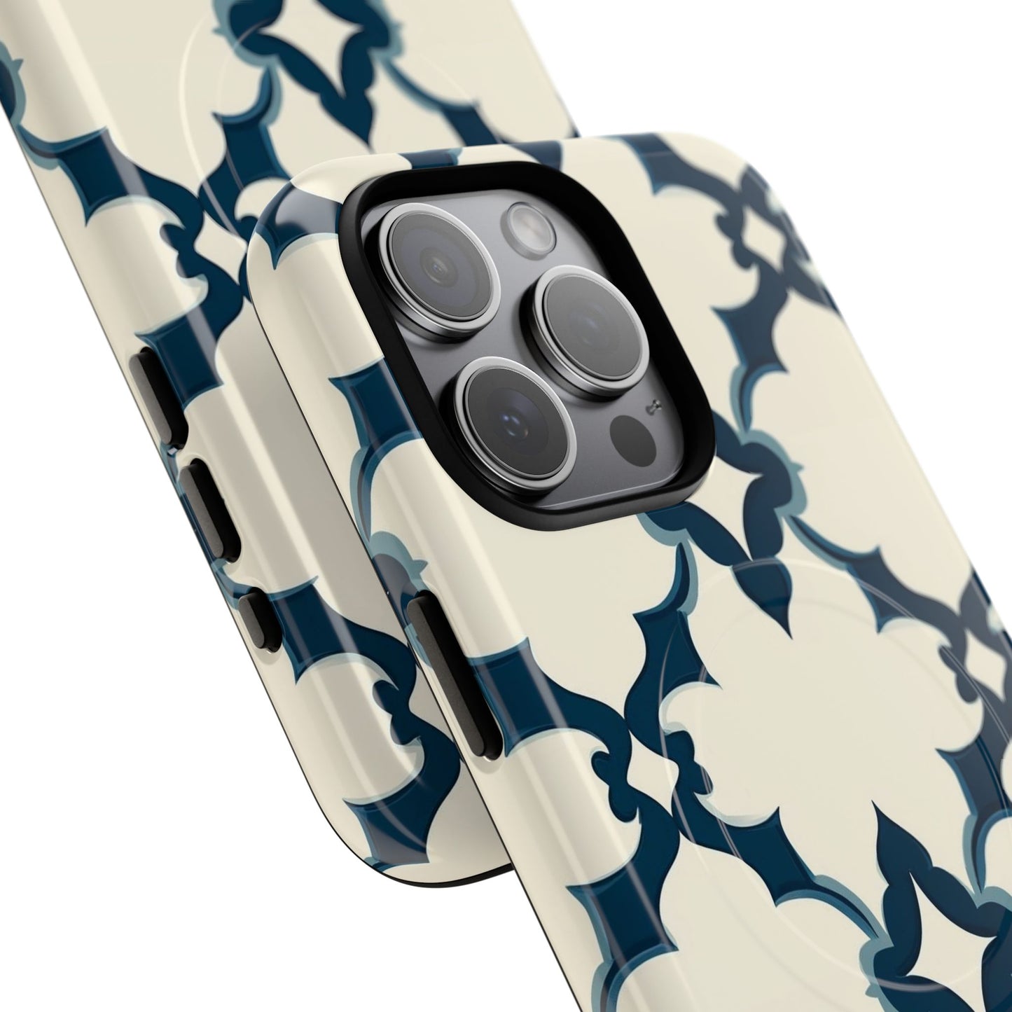 Midnight Quatrefoil Tough Magnetic Case