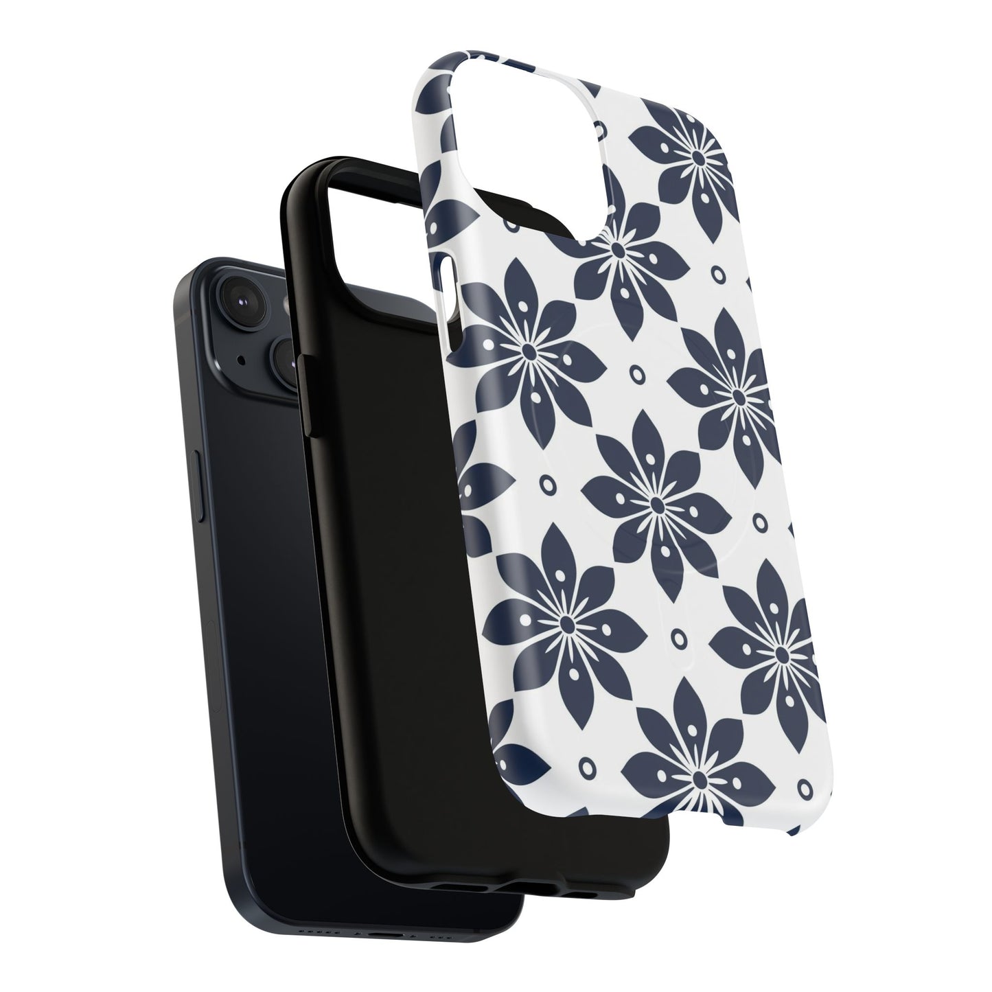 Azure Lattice Tough Magnetic Case