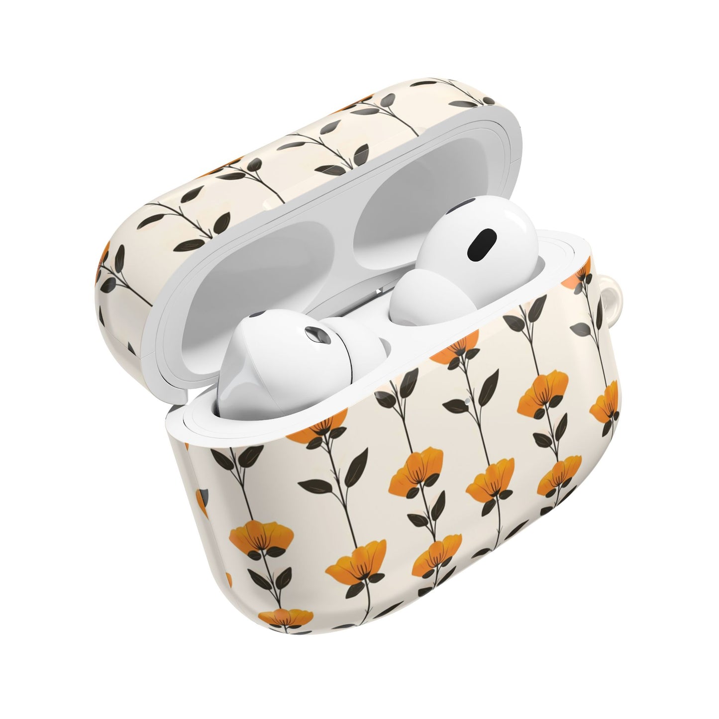 Golden Flowers AirPod Case