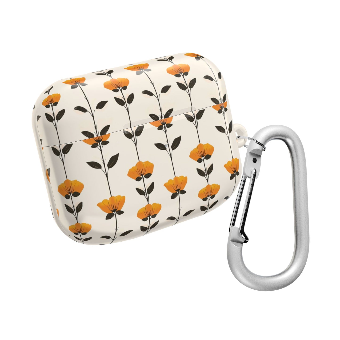 Golden Flowers AirPod Case