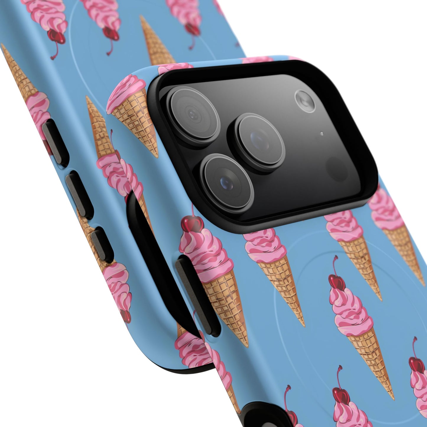 Cherry Swirl Tough Magnetic Phone Case