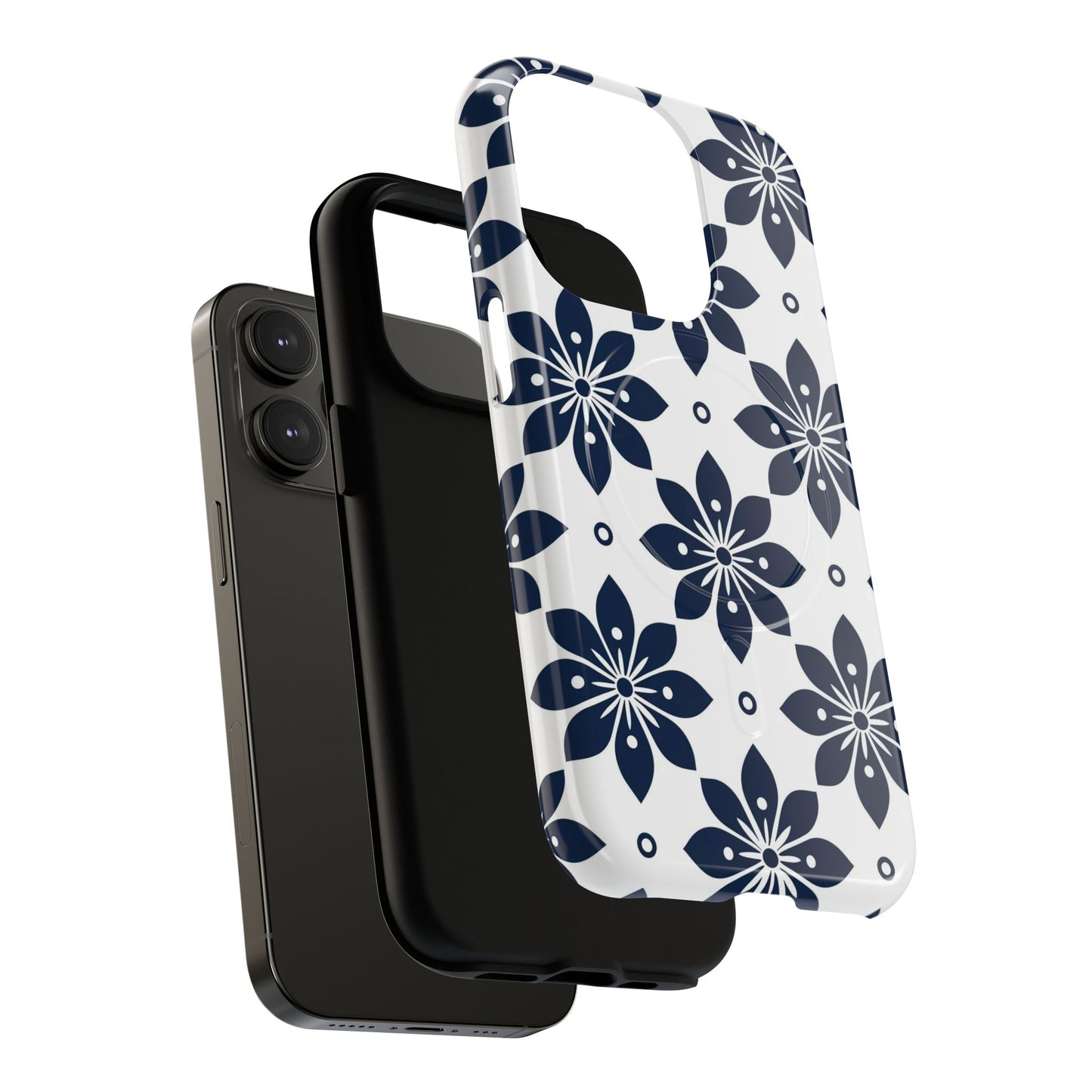 Azure Lattice Tough Magnetic Case