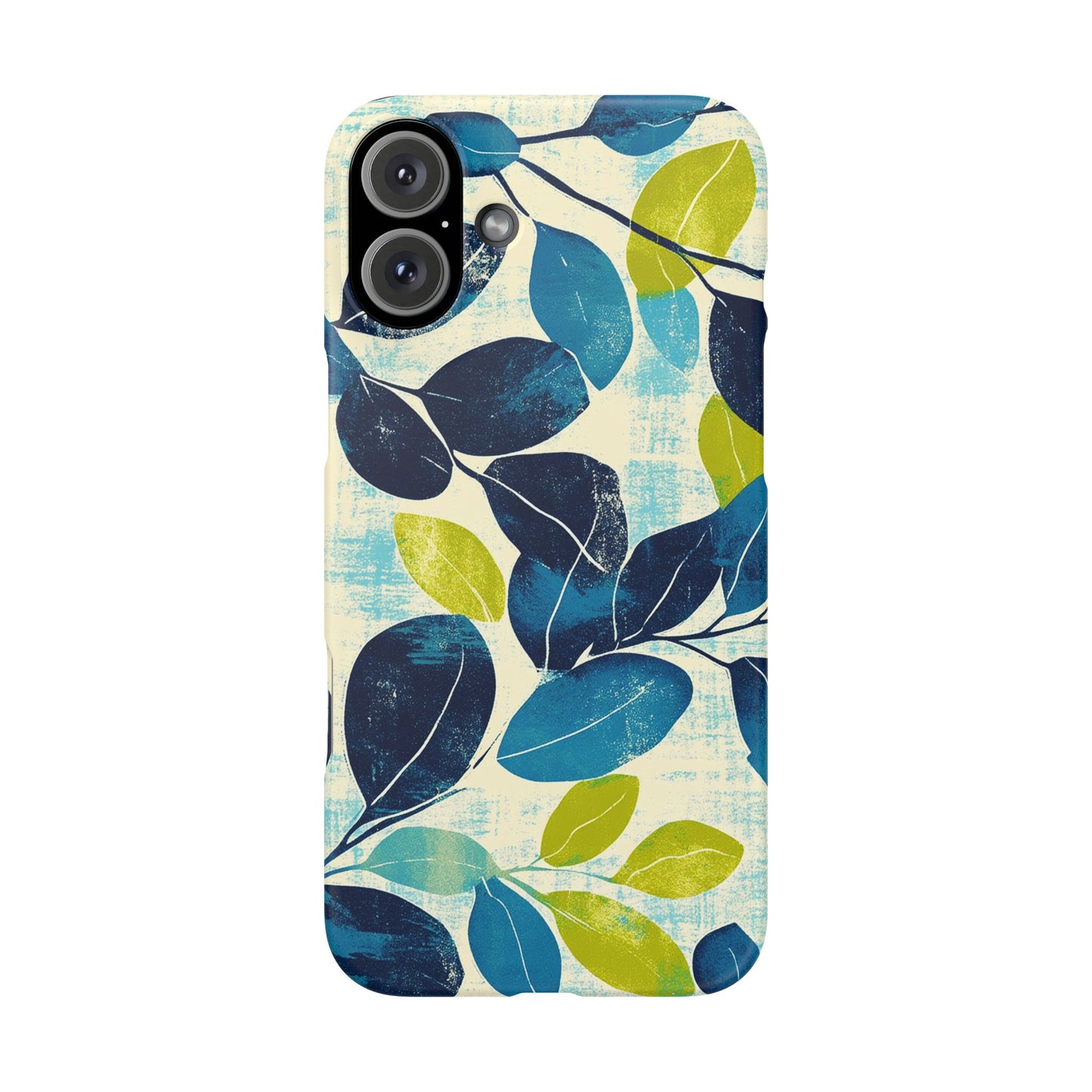 Retro Leaves Snap Phone Case