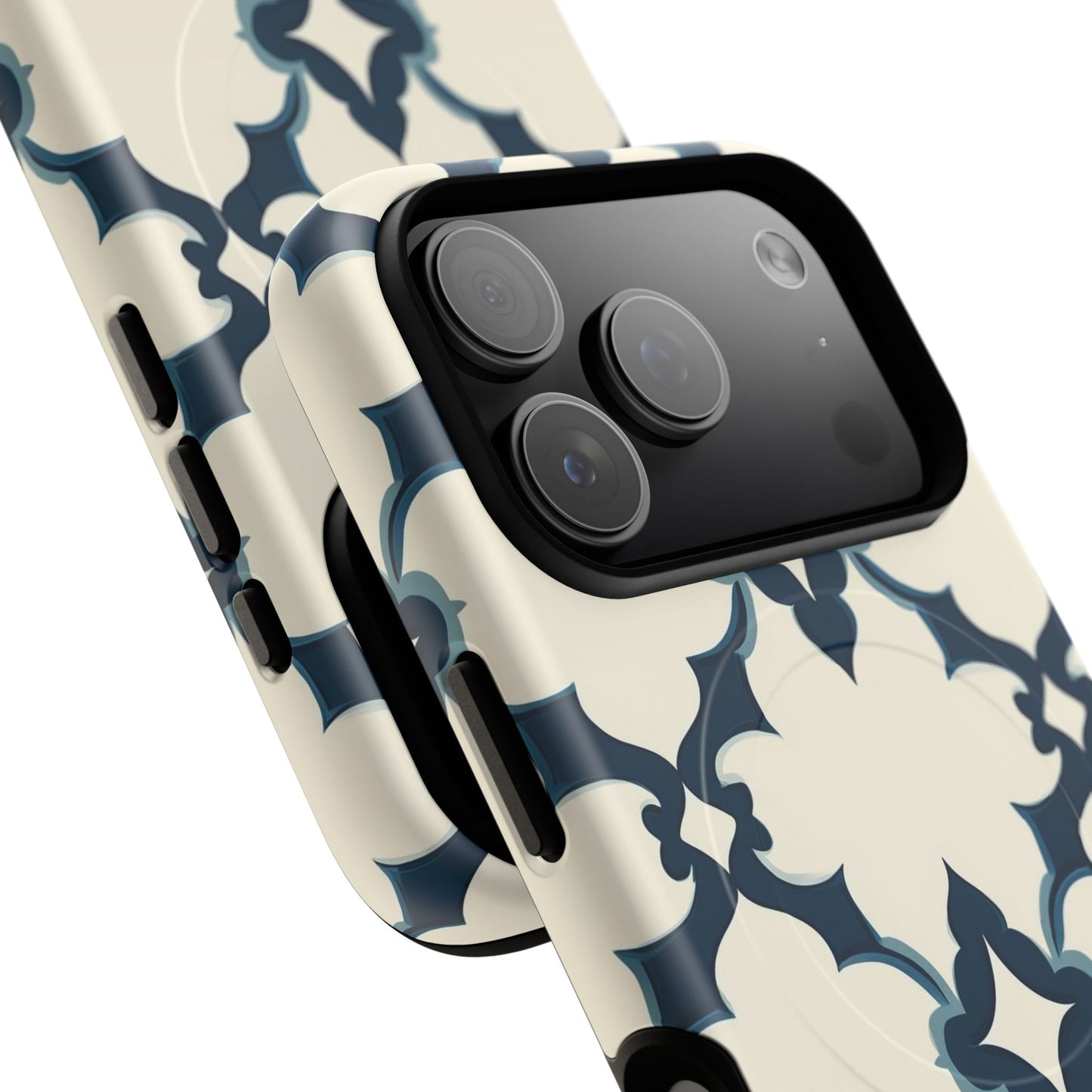 Midnight Quatrefoil Tough Magnetic Case