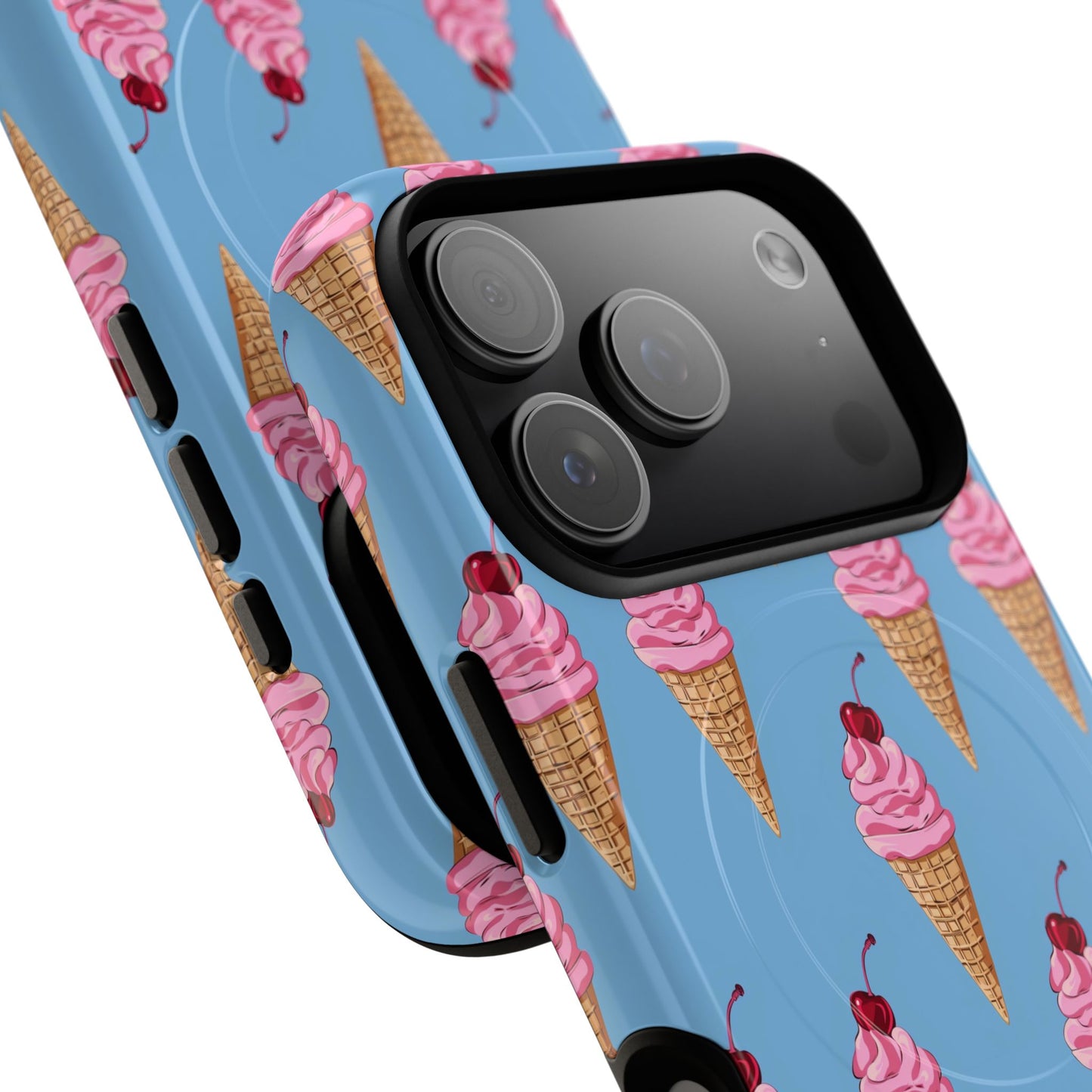 Cherry Swirl Tough Magnetic Phone Case