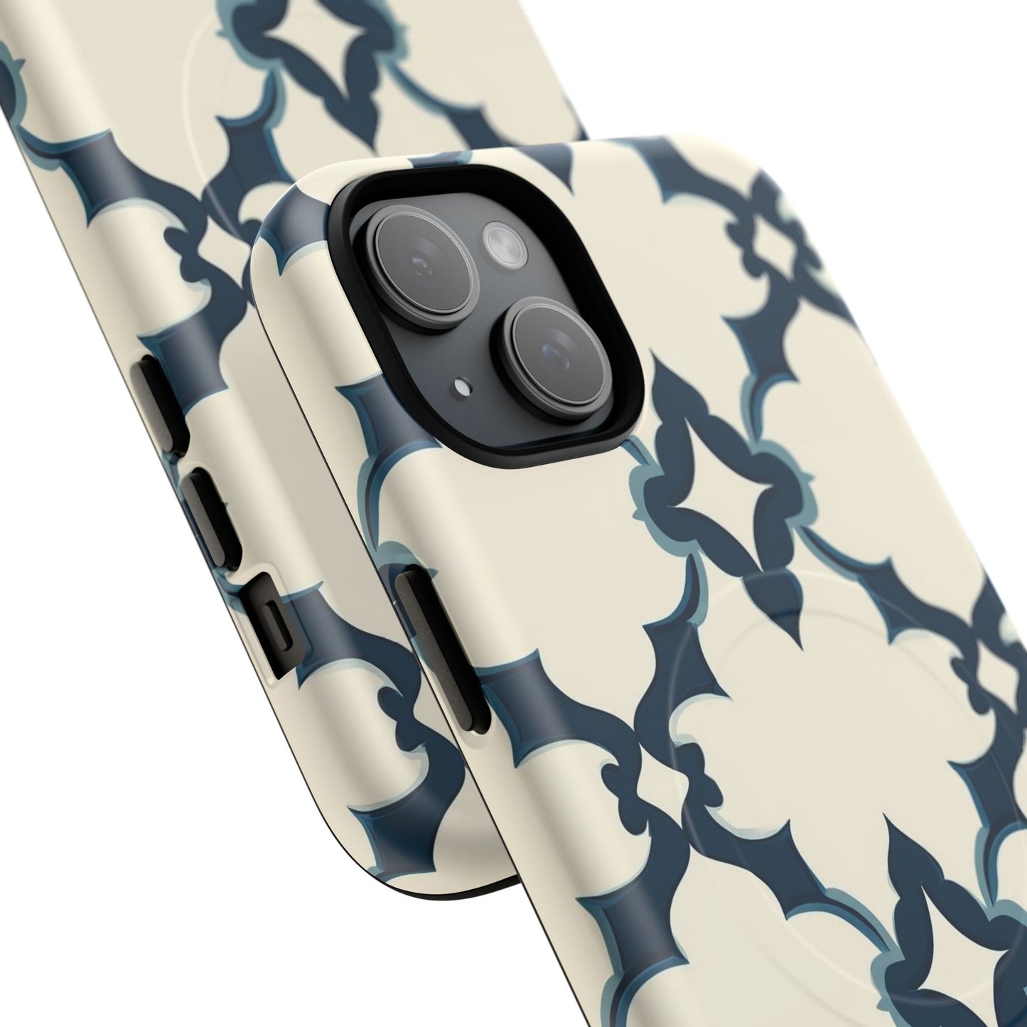 Midnight Quatrefoil Tough Magnetic Case