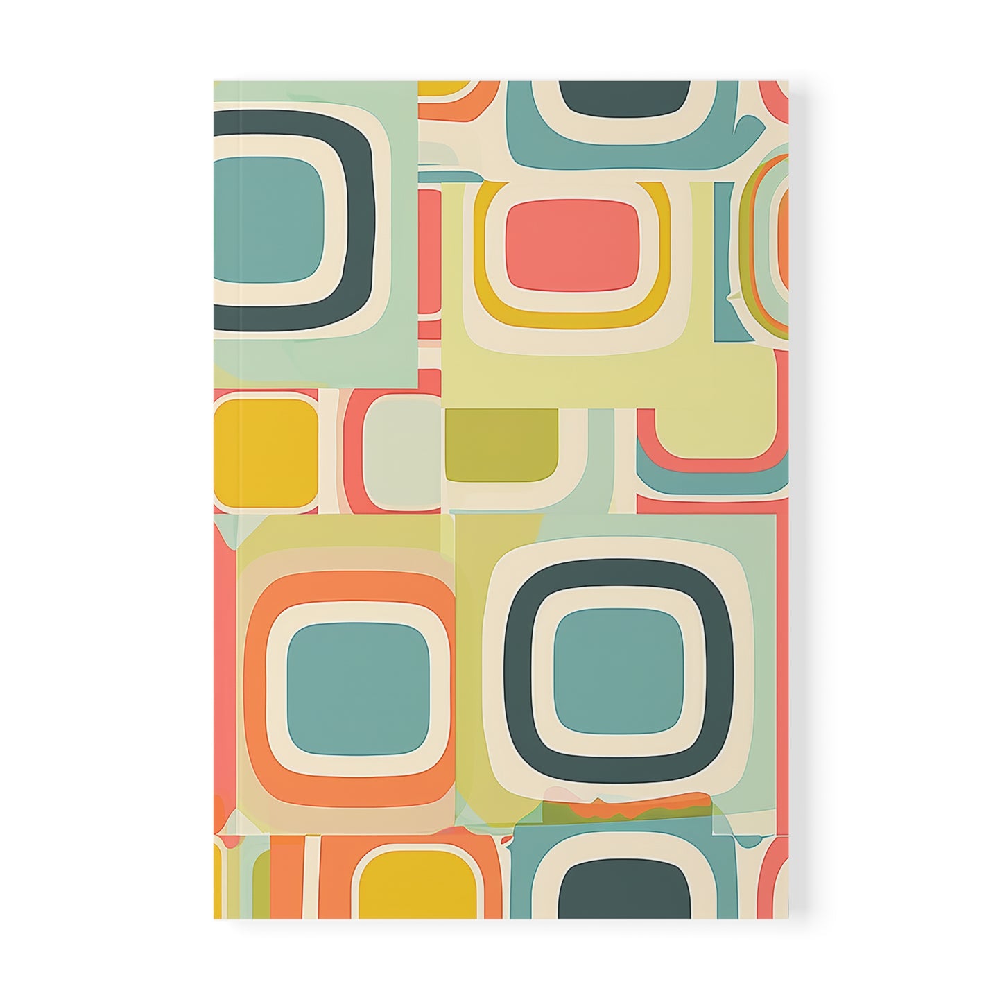 Geometrica Bloom Softcover Notebook | A5 Journal