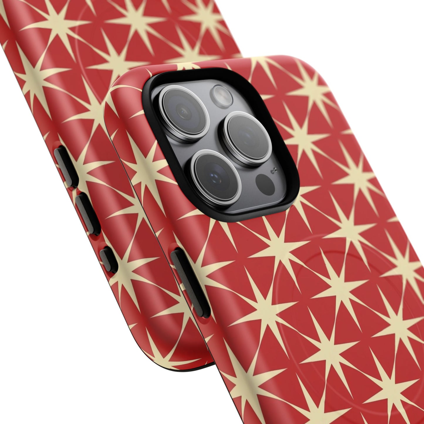 Crimson Star Tough Magnetic Phone Case