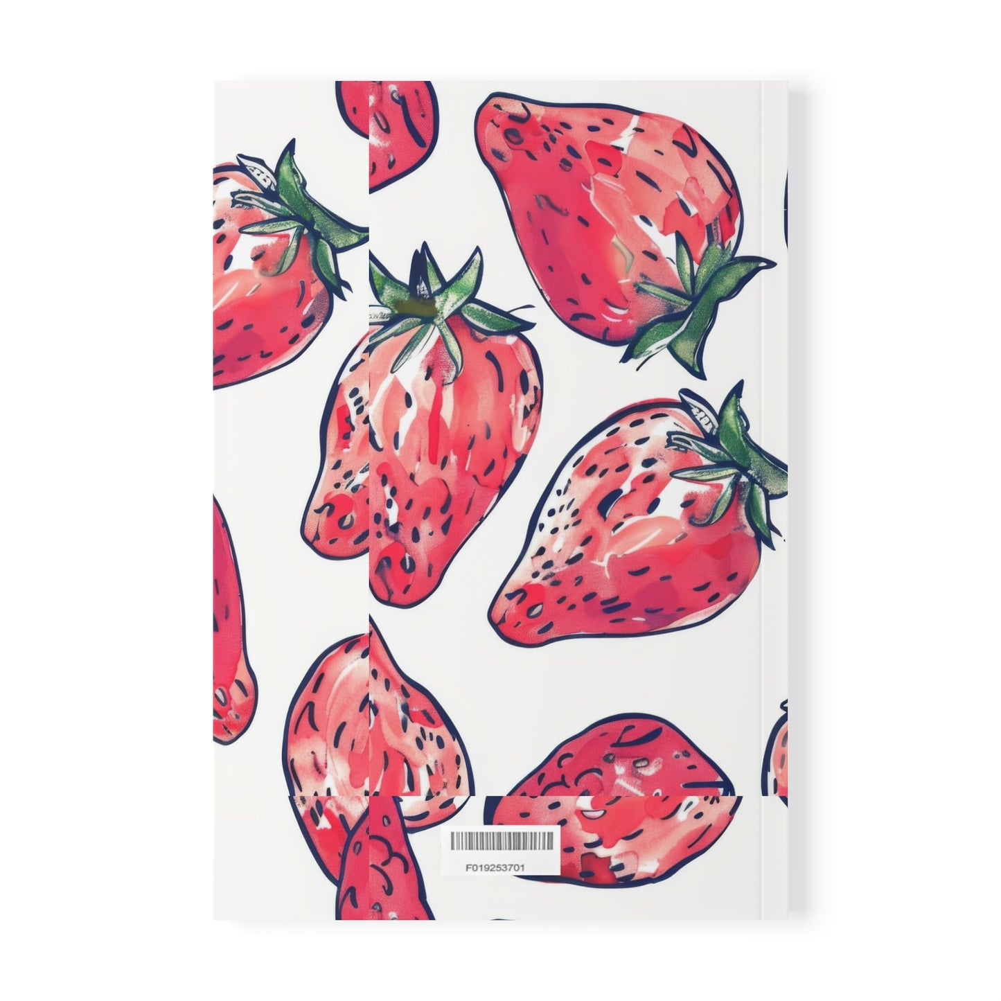 Creamy Berry Strawberry Softcover Notebook, A5