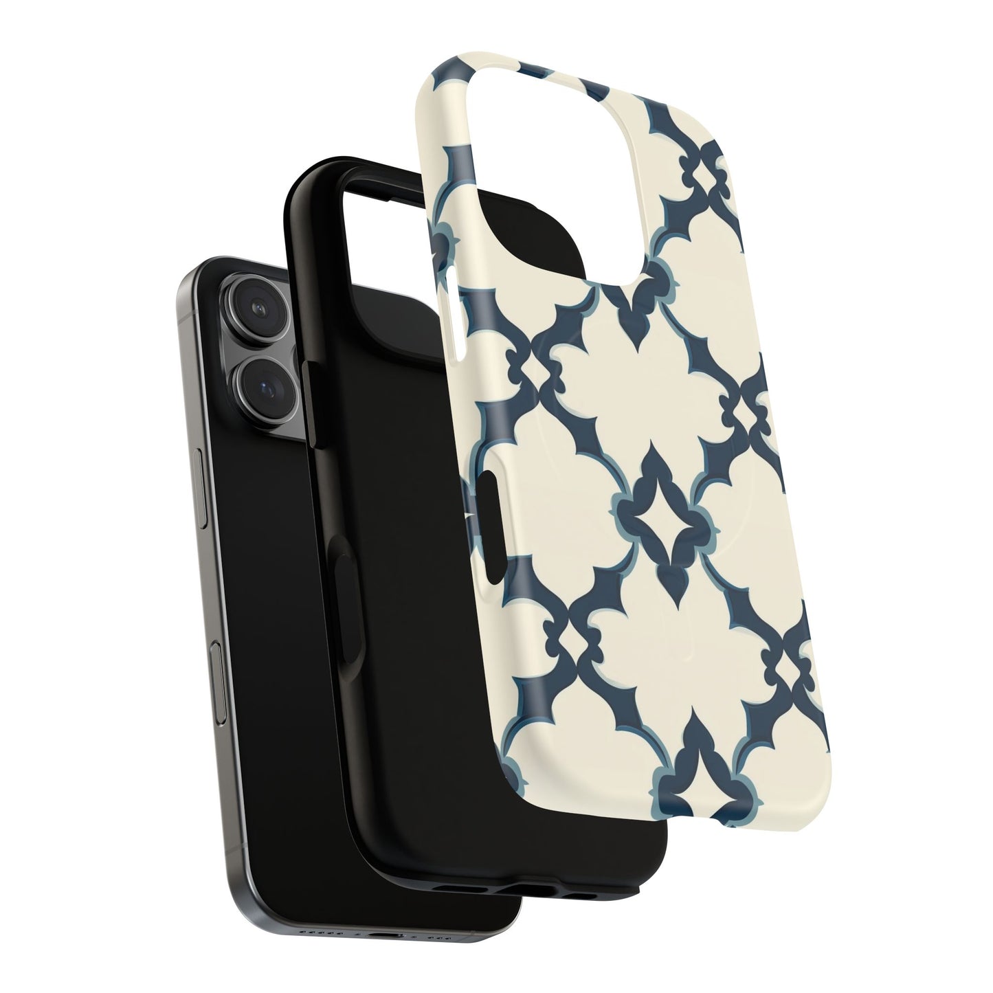 Midnight Quatrefoil Tough Magnetic Case