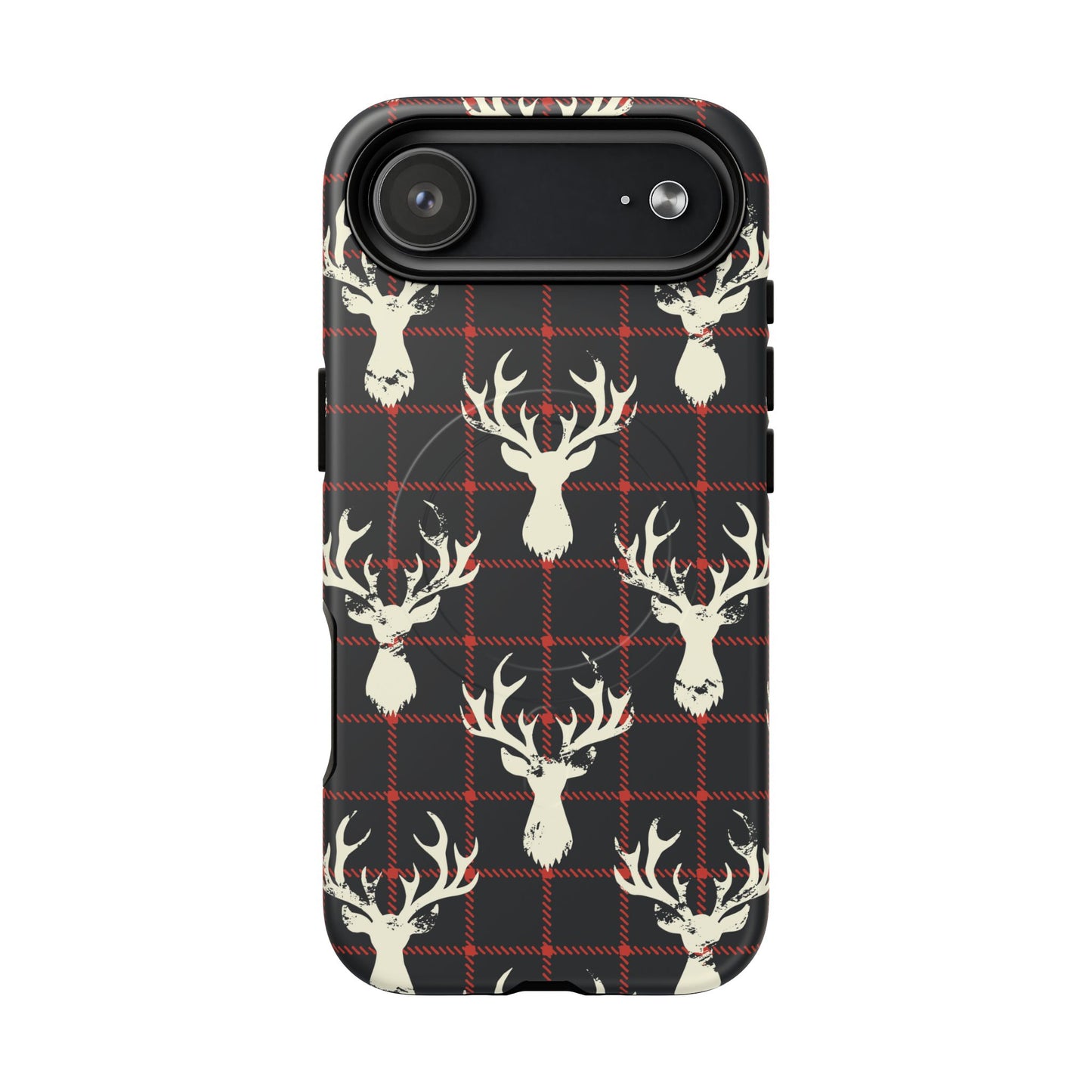 Stag Plaid Tough Magnetic Case