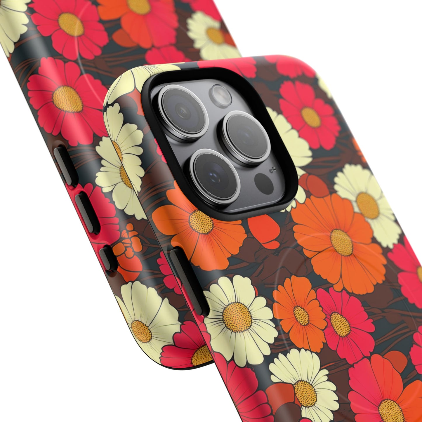 Flower Power Vintage Phone Tough Magnetic Case