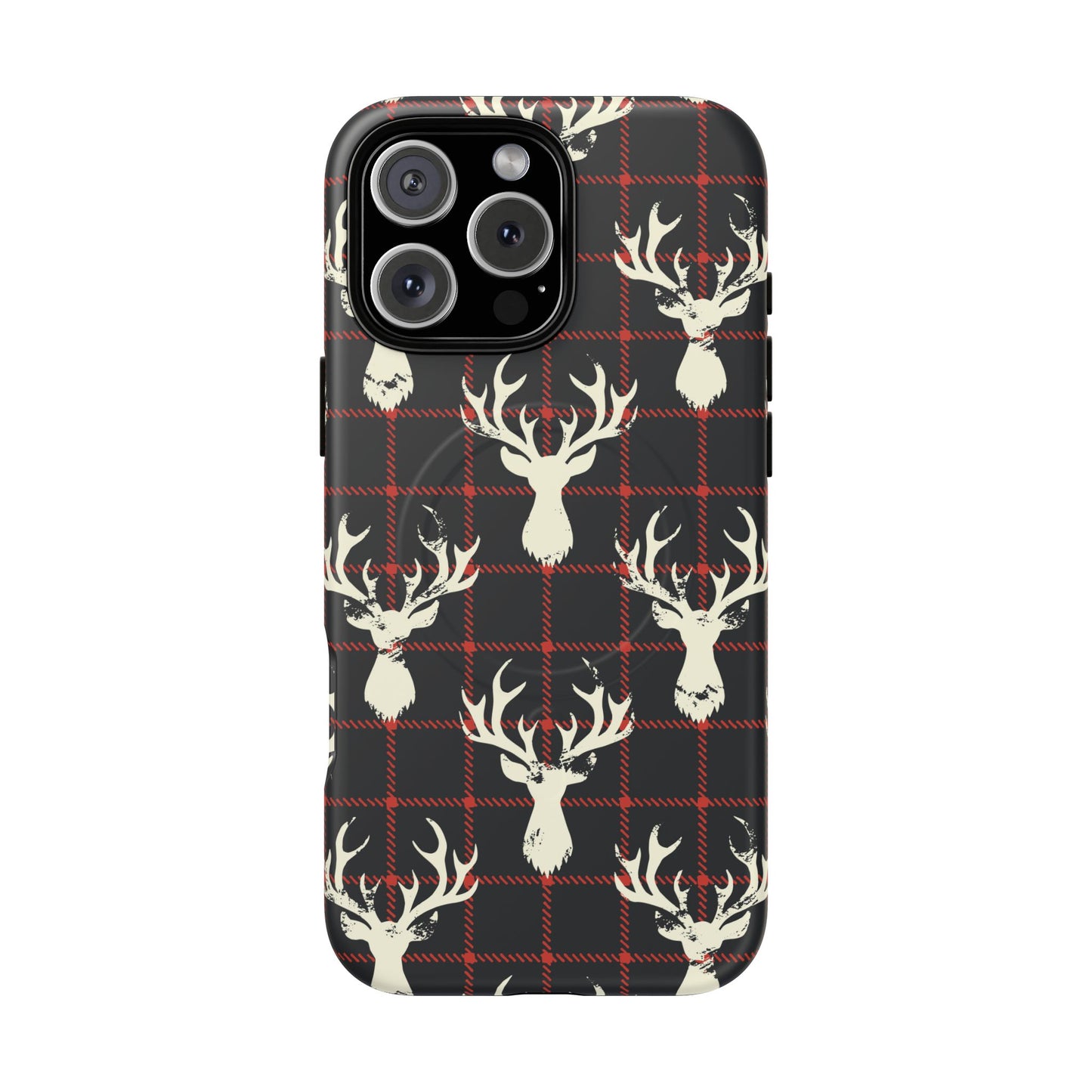 Stag Plaid Tough Magnetic Case