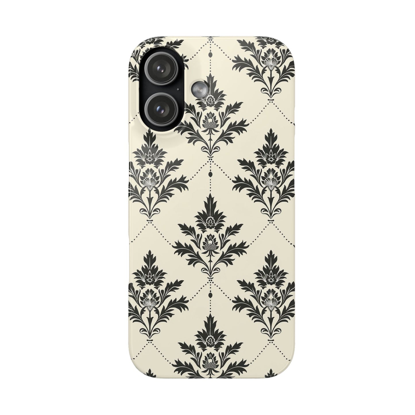 Midnight Damask Snap Case