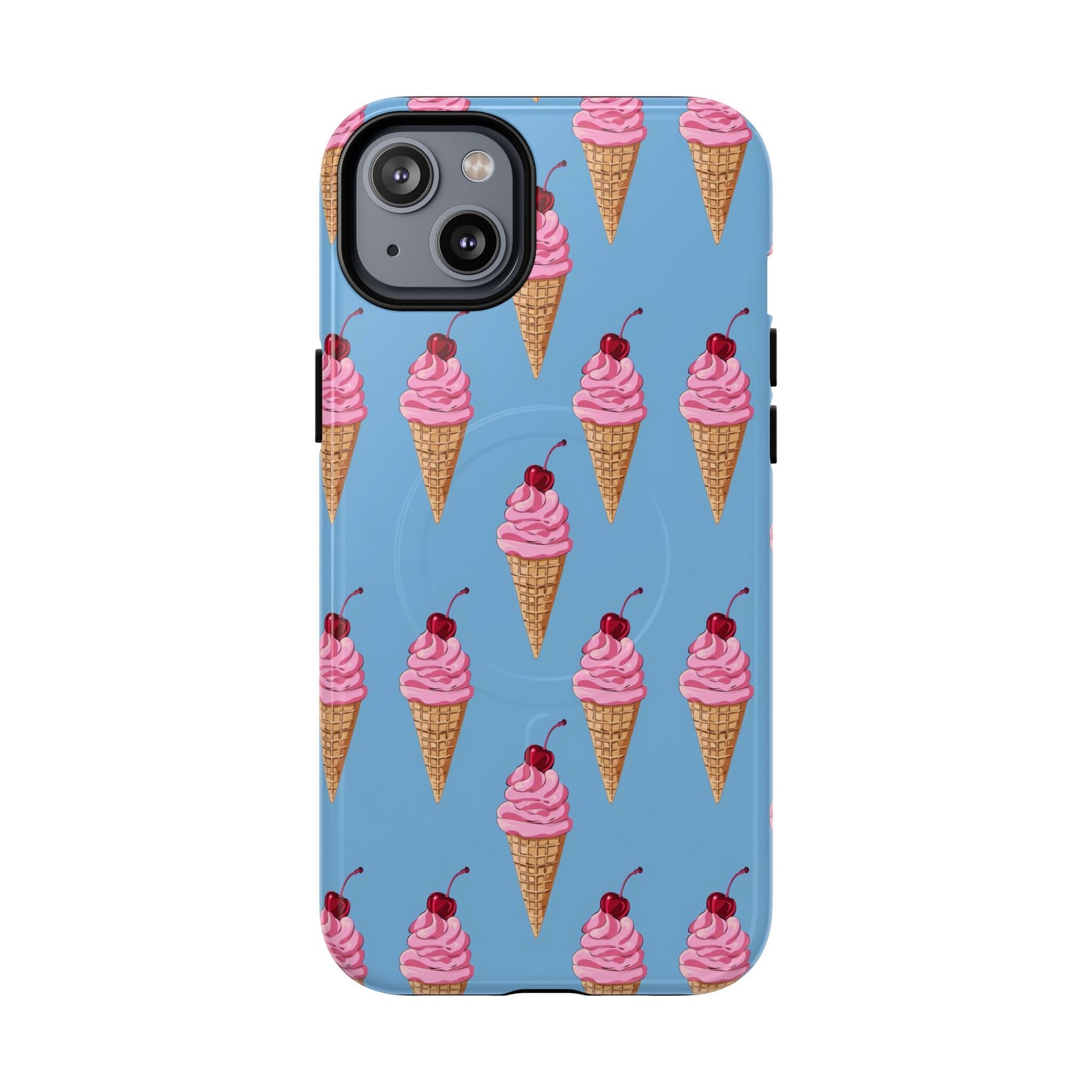 Cherry Swirl Tough Magnetic Phone Case