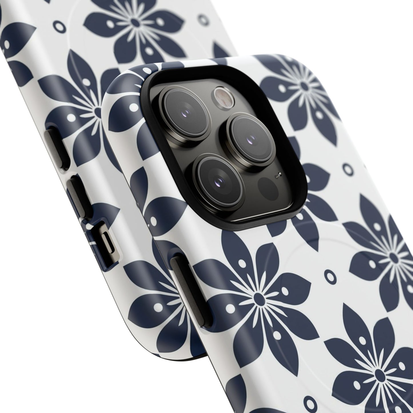 Azure Lattice Tough Magnetic Case