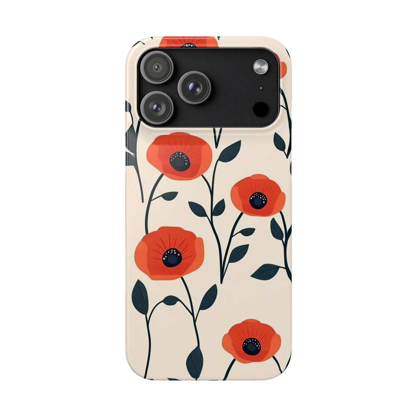 Poppy Fields Phone Snap Case