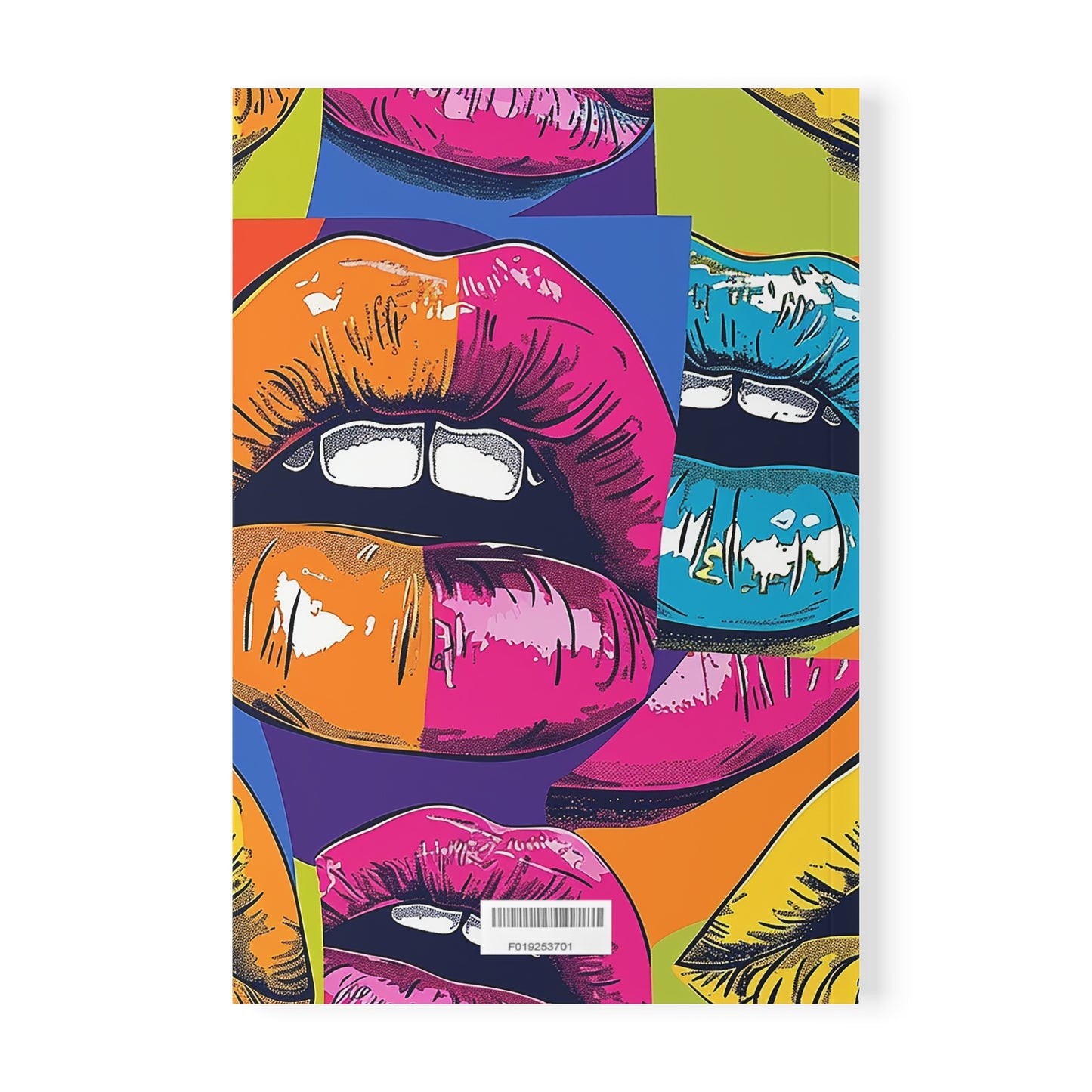 Prism Kiss - Colorful Lips Softcover Notebook A5
