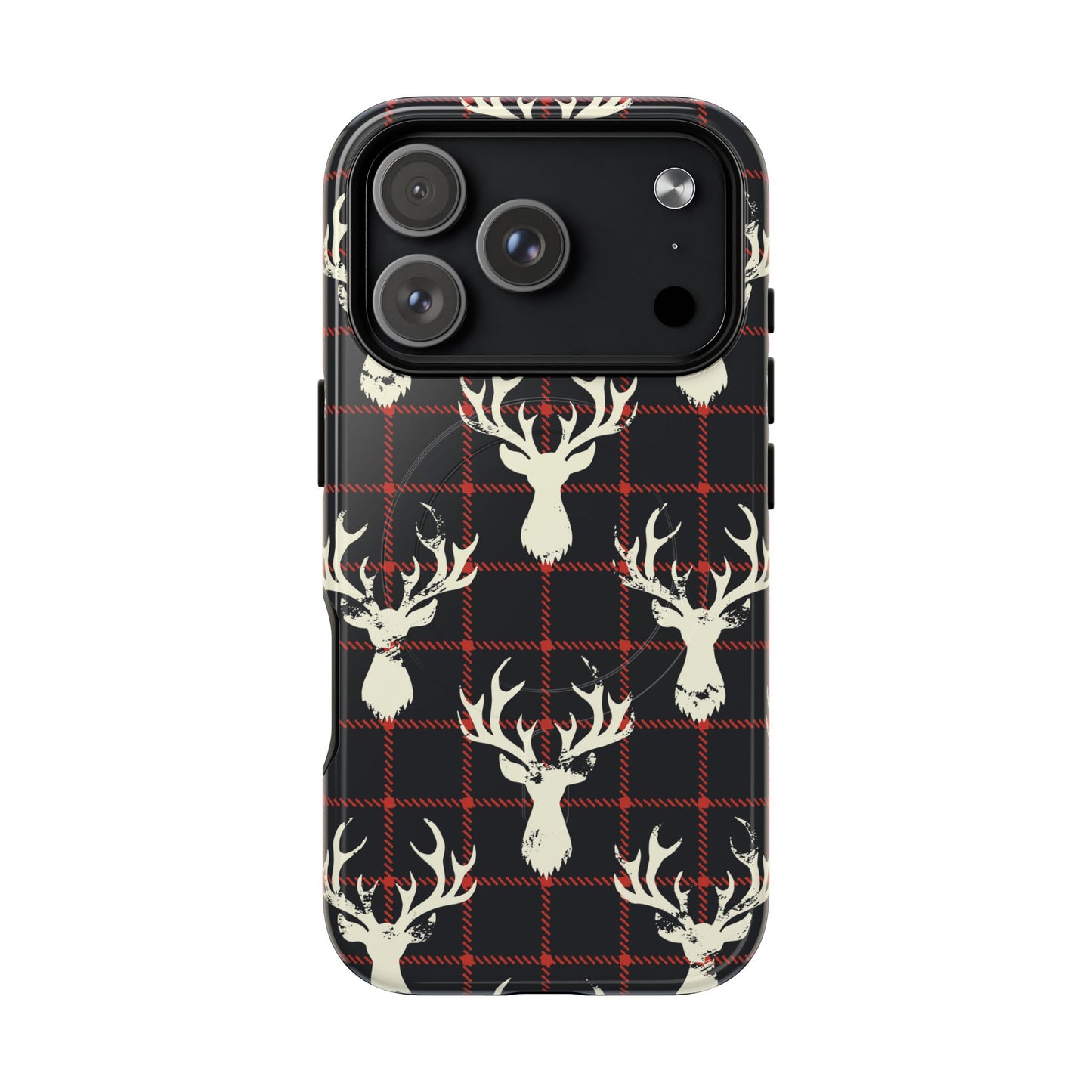 Stag Plaid Tough Magnetic Case