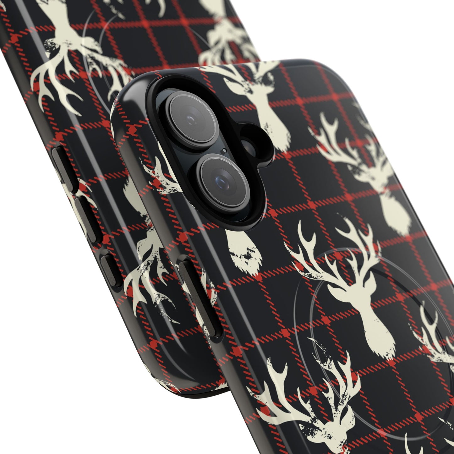 Stag Plaid Tough Magnetic Case