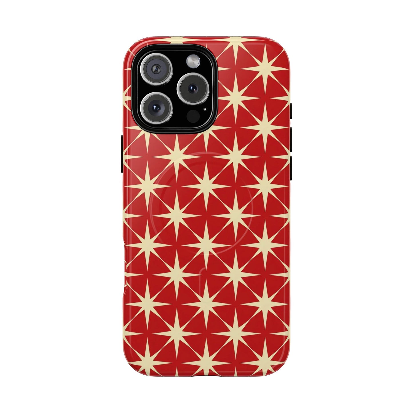 Crimson Star Tough Magnetic Phone Case