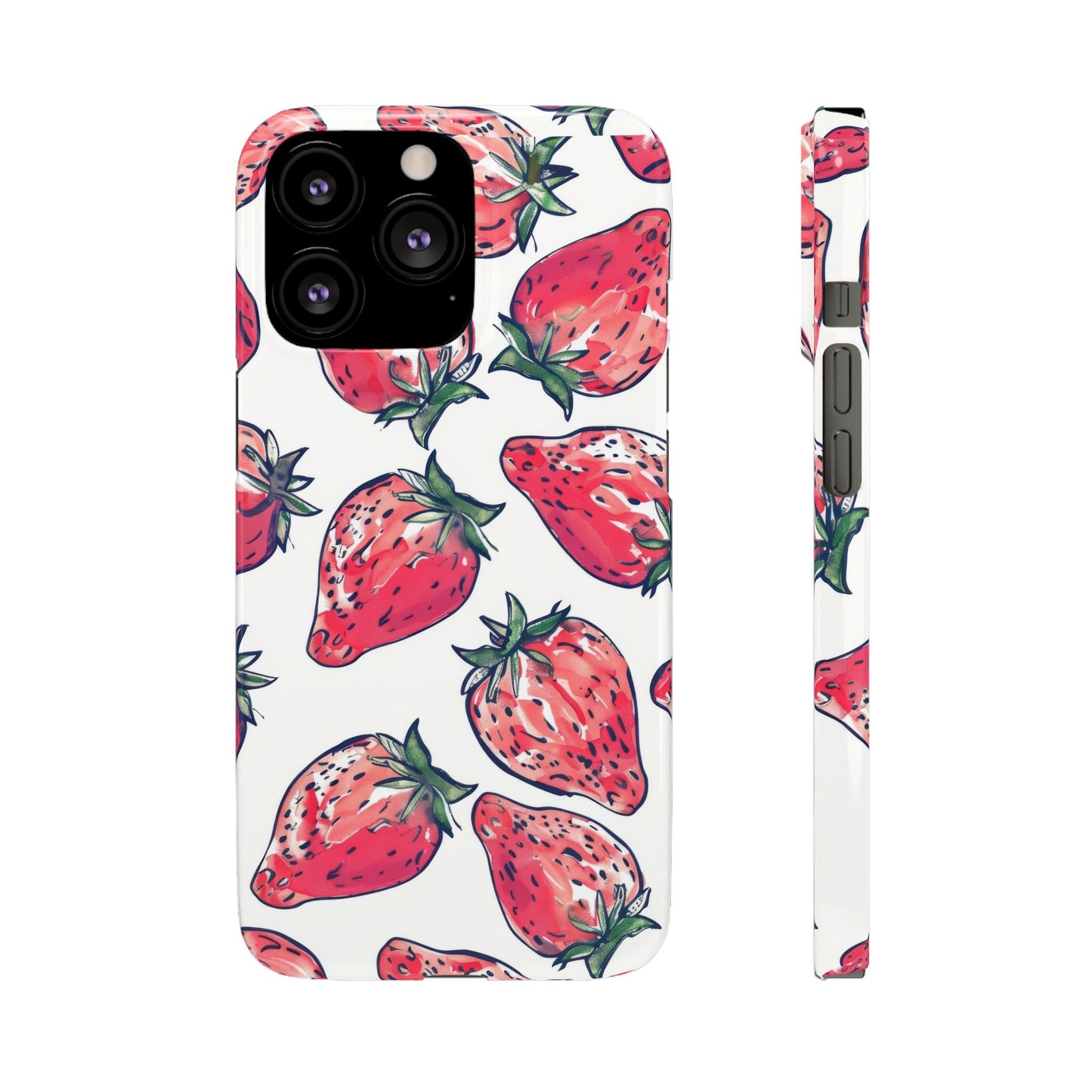 Creamy Berry Phone Snap Case