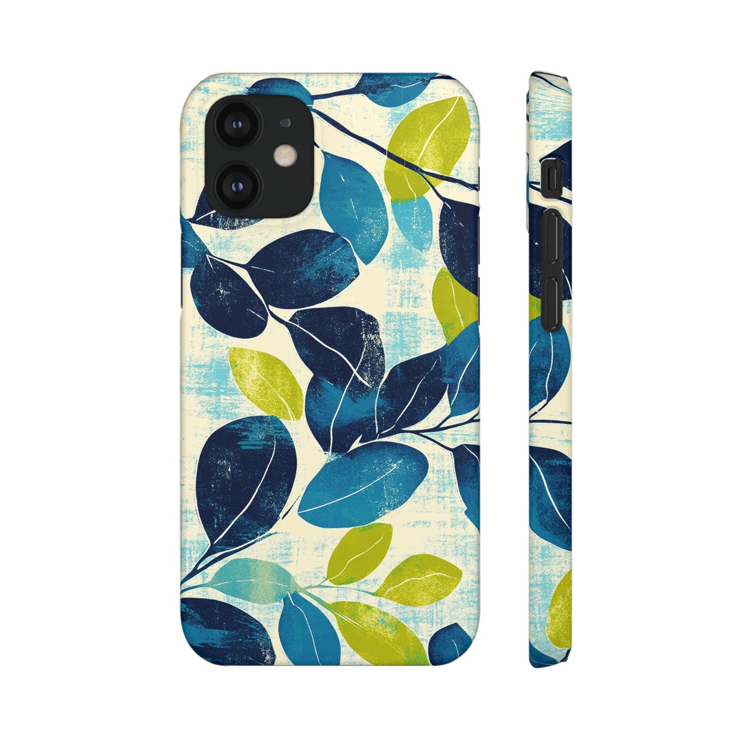 Retro Leaves Snap Phone Case