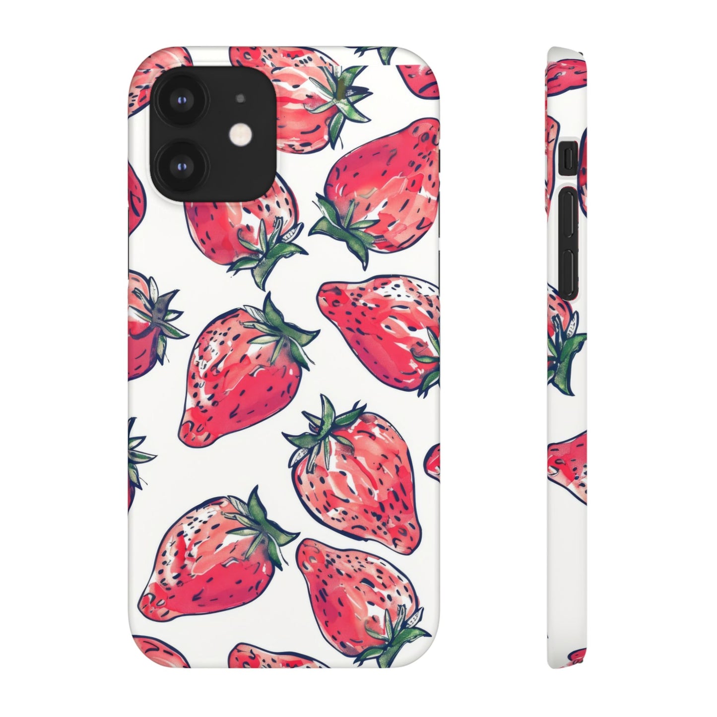 Creamy Berry Phone Snap Case