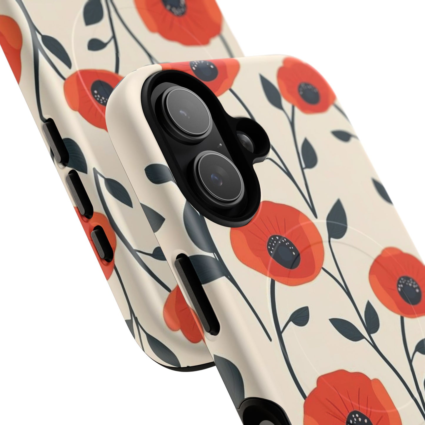 Poppy Fields Tough Magnetic Phone Case