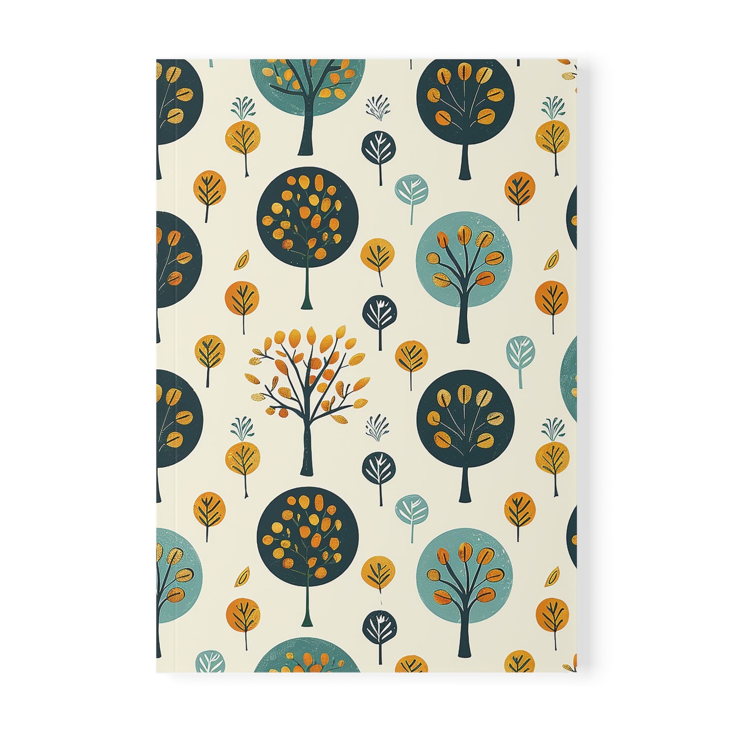 Scandi Lollipop Trees Notizbuch, Softcover, A5