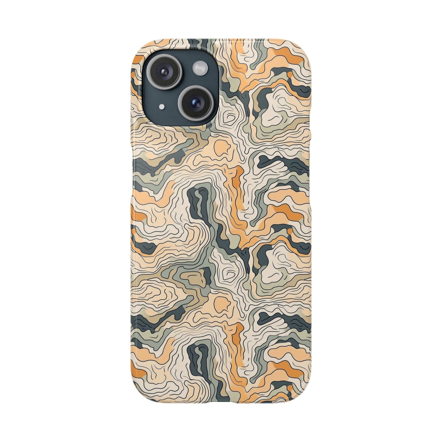 Earthy Abstract Snap Case