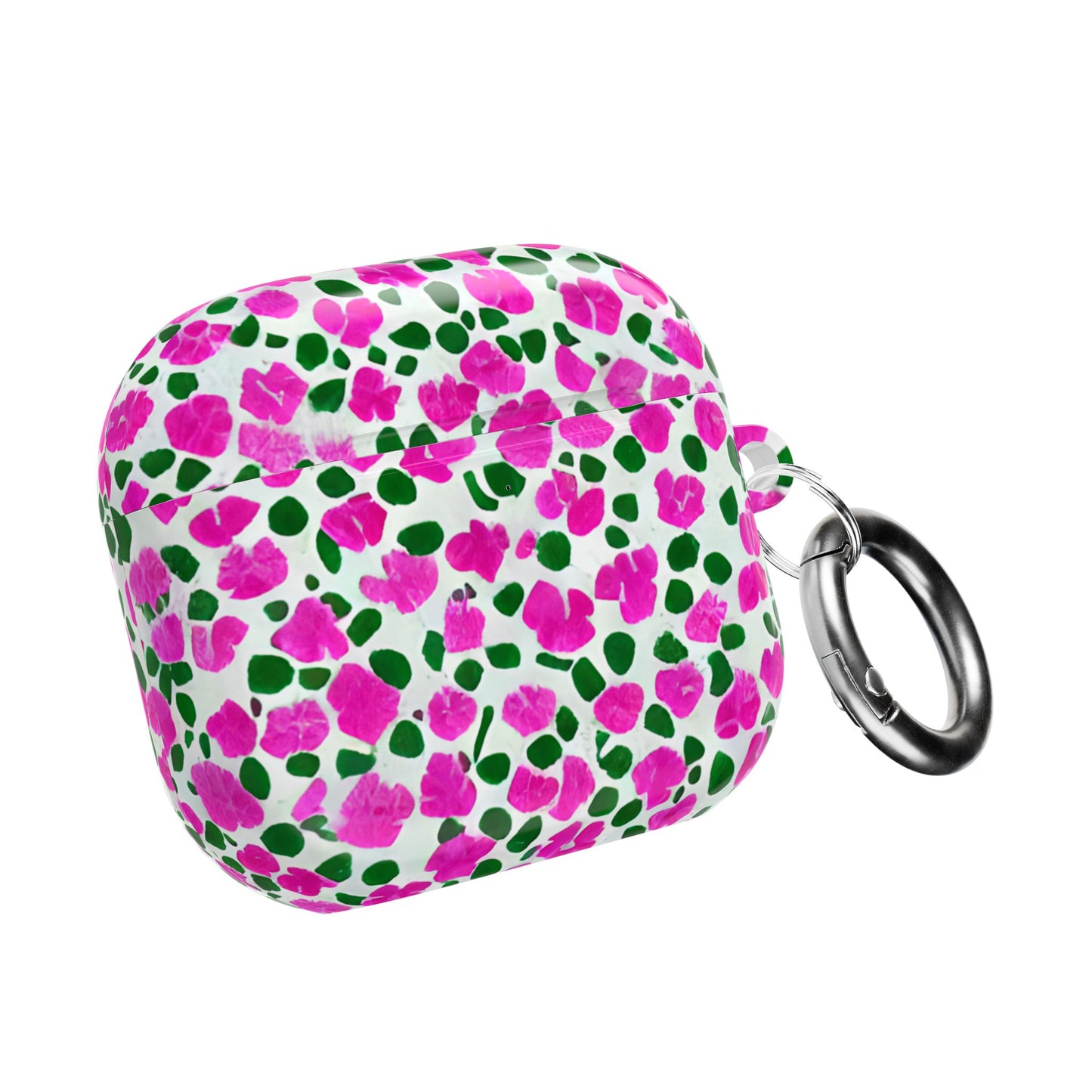 Petal Riot - Fuschia & Green Abstract AirPod Case