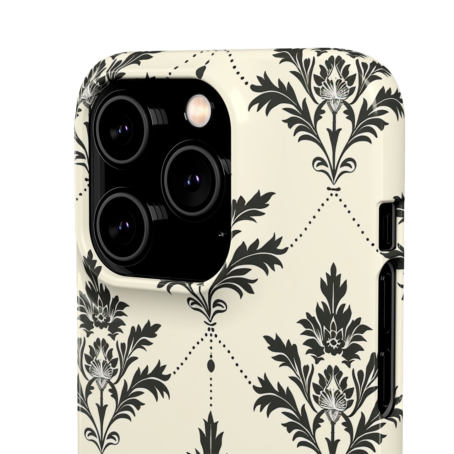 Midnight Damask Snap Case