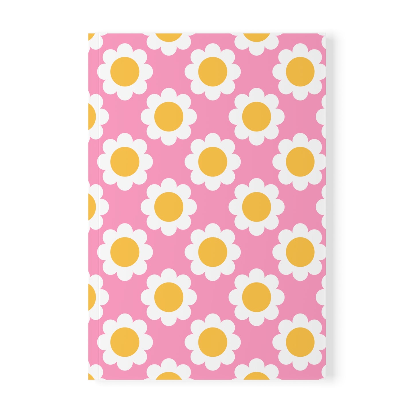 Sweet Daisy Patterned A5 Softcover Notebook