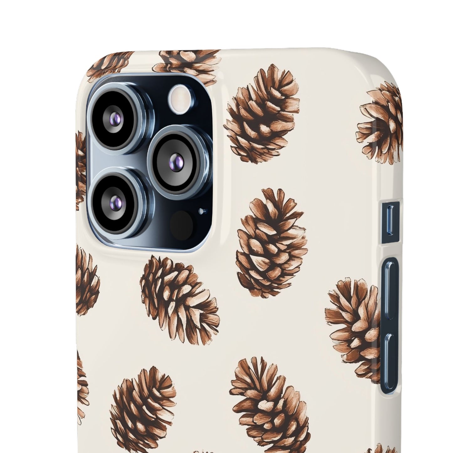 Woodland- Pine Cone Snap Phone Case
