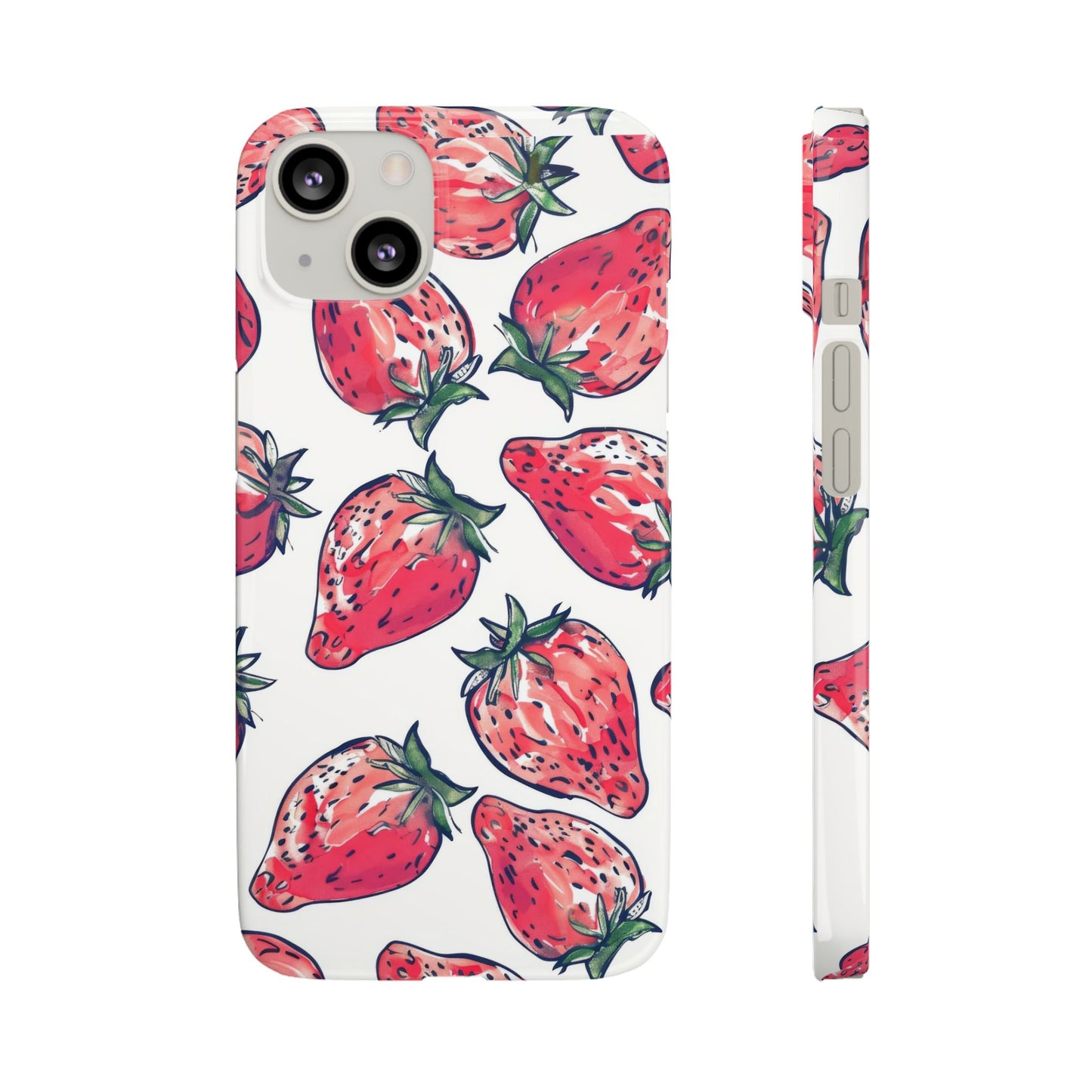 Creamy Berry Phone Snap Case